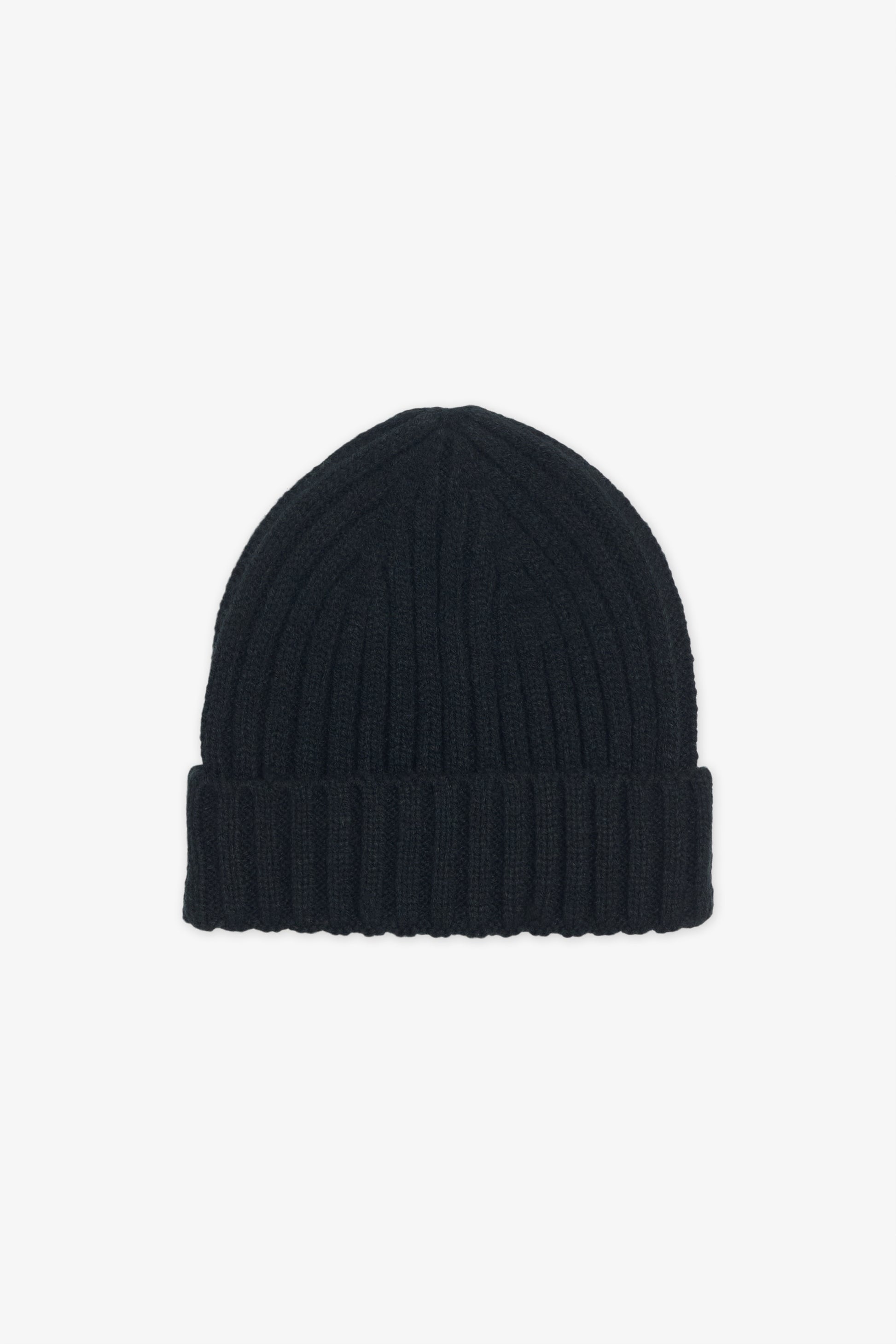 Tuque unie en tricot chaud - Enfant garçon && NOIR