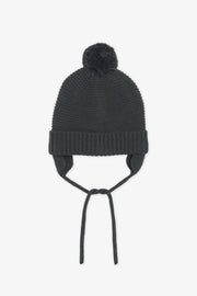 Tuque péruvienne en tricot - Enfant garçon && CHARBON