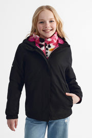 Manteau coquille en pongé léger - Ado fille && NOIR