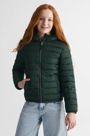 Manteau coquille en taffetas - Ado fille && VERT