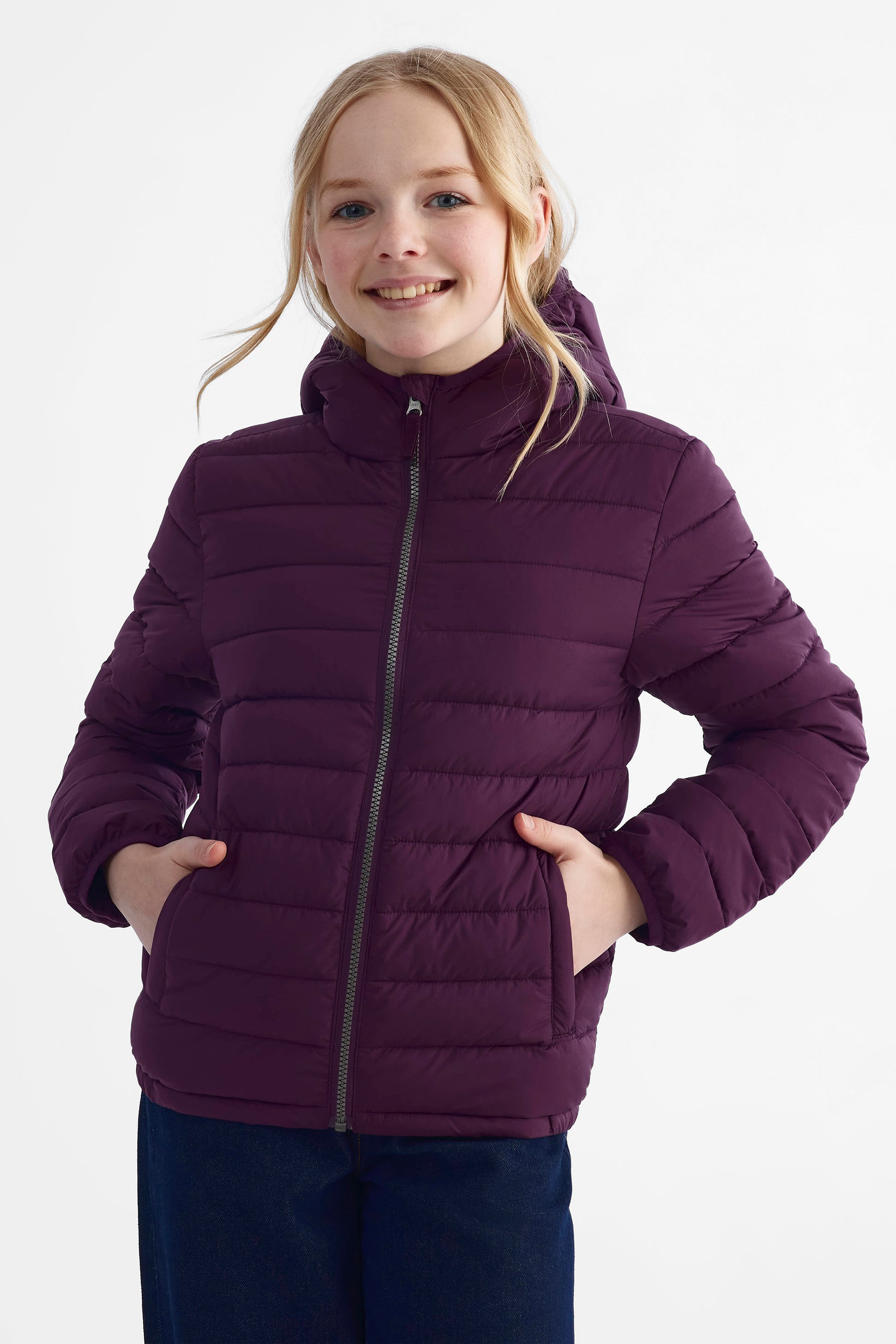 Manteau coquille en taffetas - Ado fille && PRUNE