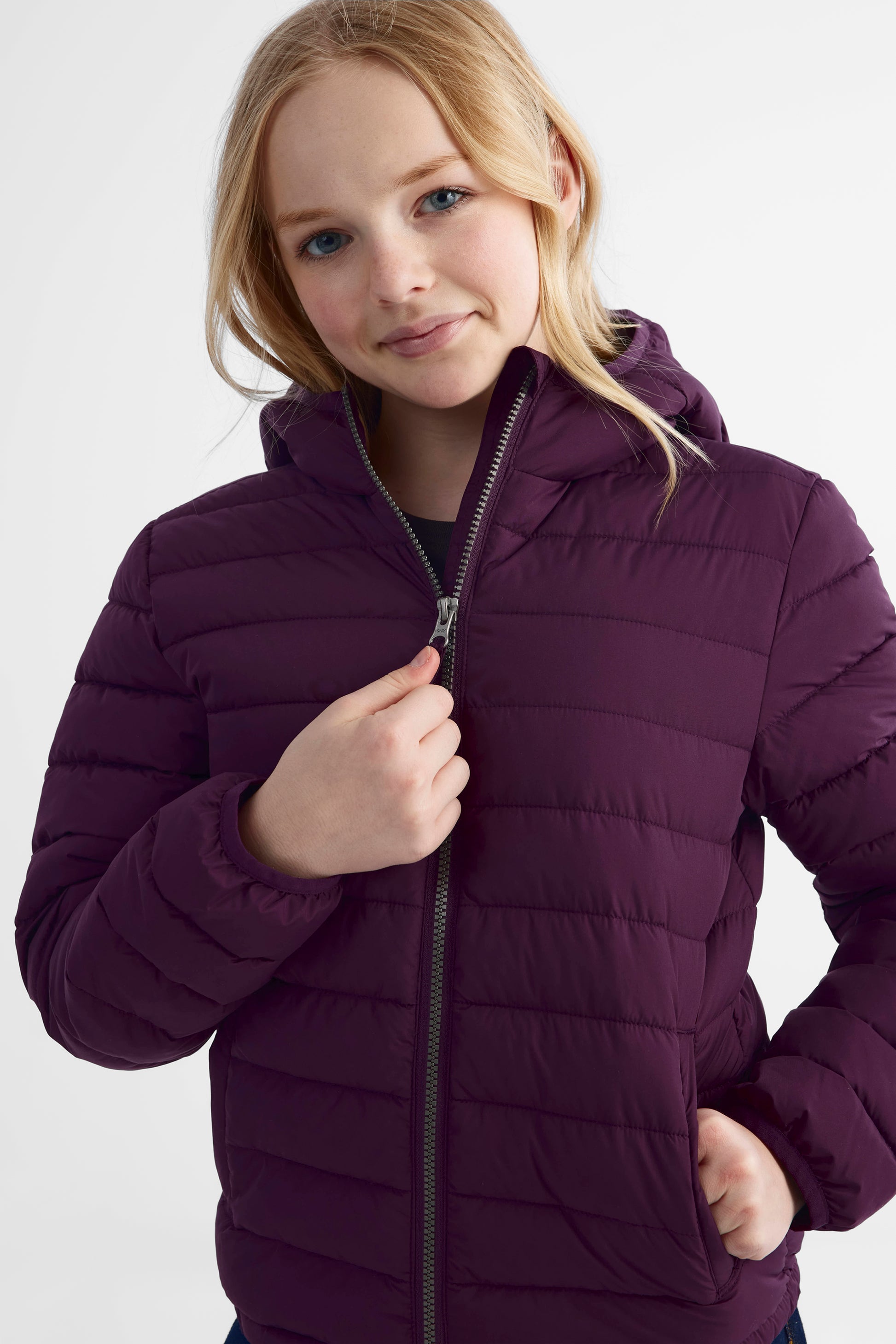 Manteau coquille en taffetas - Ado fille && PRUNE