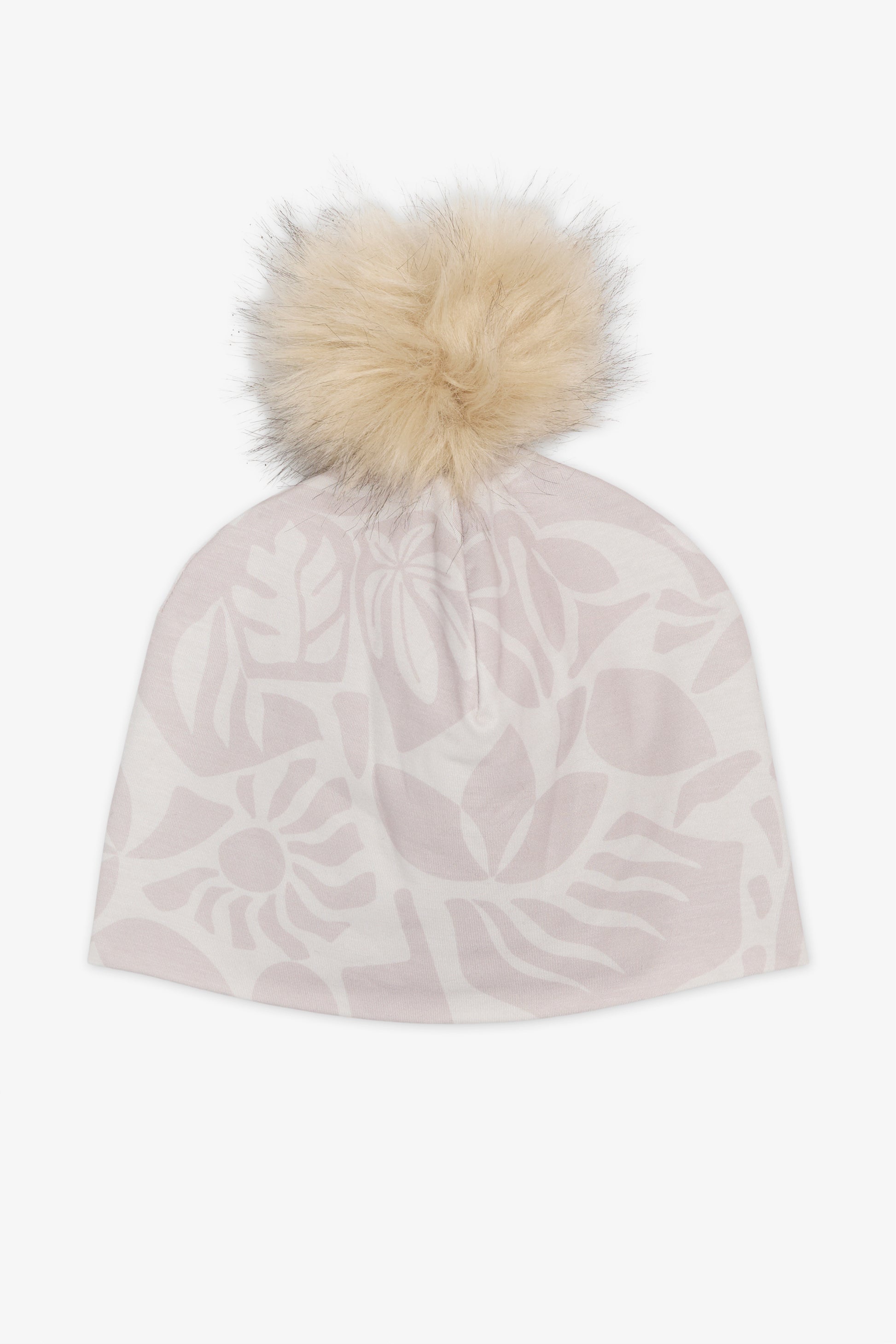 Tuque cloche en jersey doux - Ado fille && BEIGE/MULTI