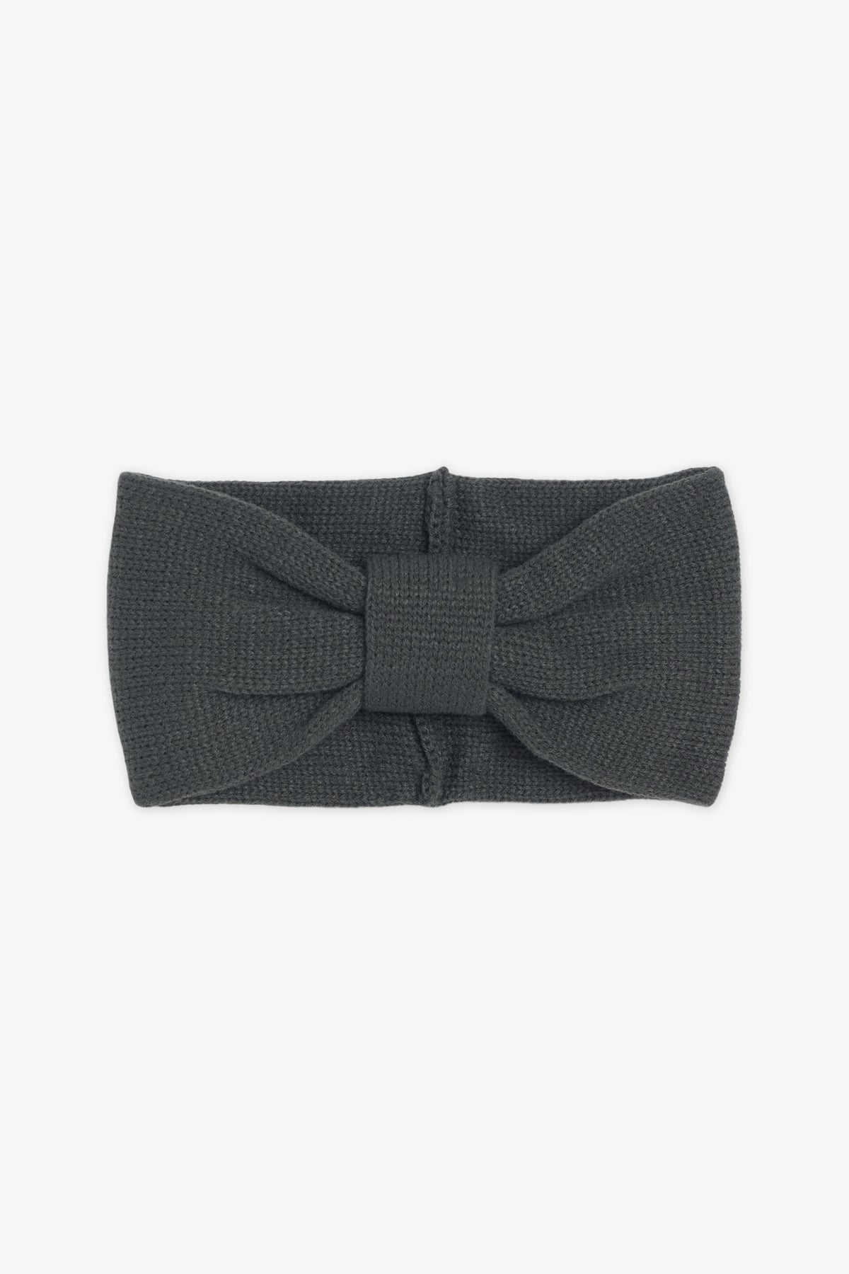 Bandeau tricoté douillet - Ado fille && CHARBON
