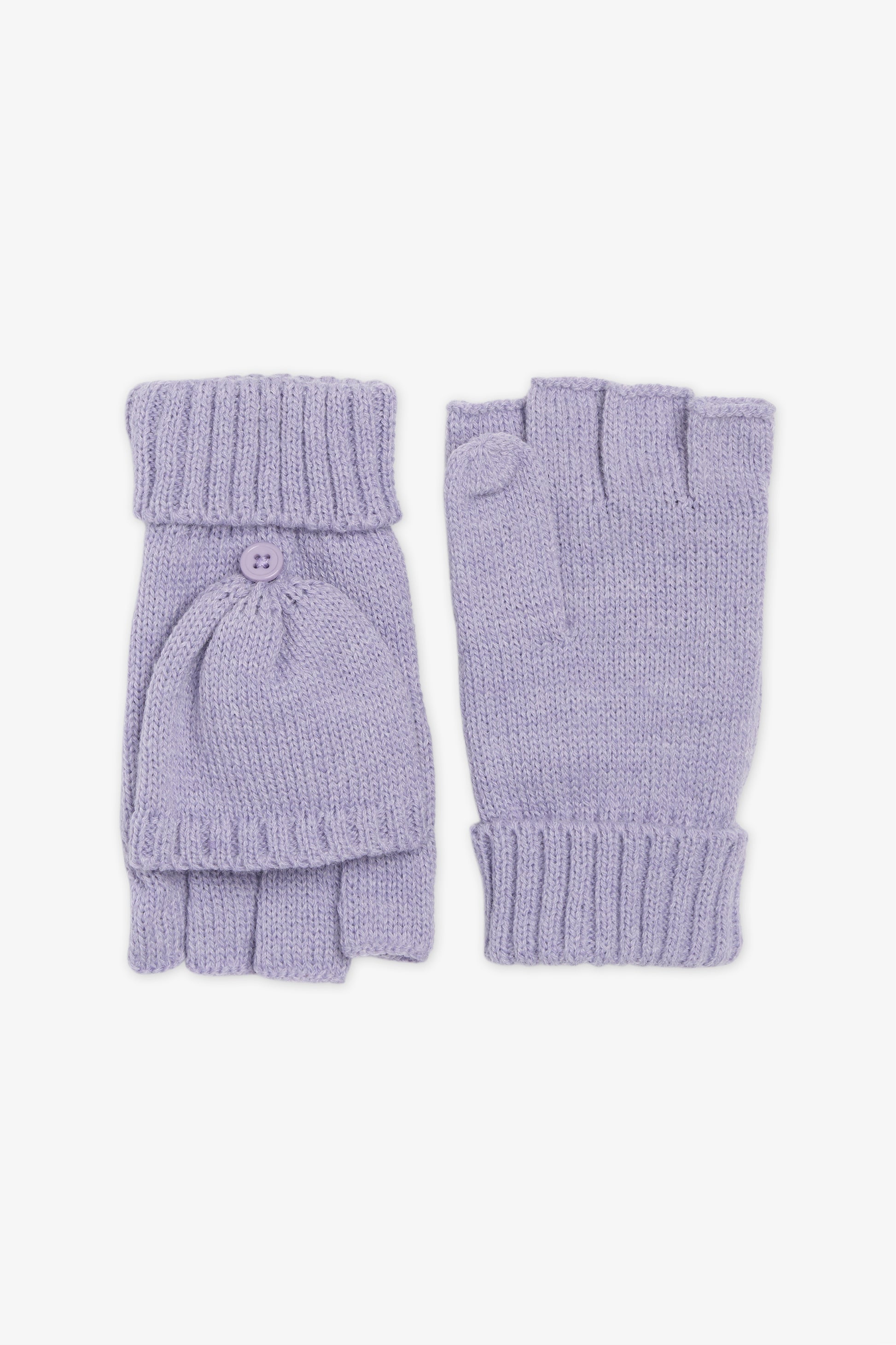 Gants tricotés multitons - Ado fille && LILAS