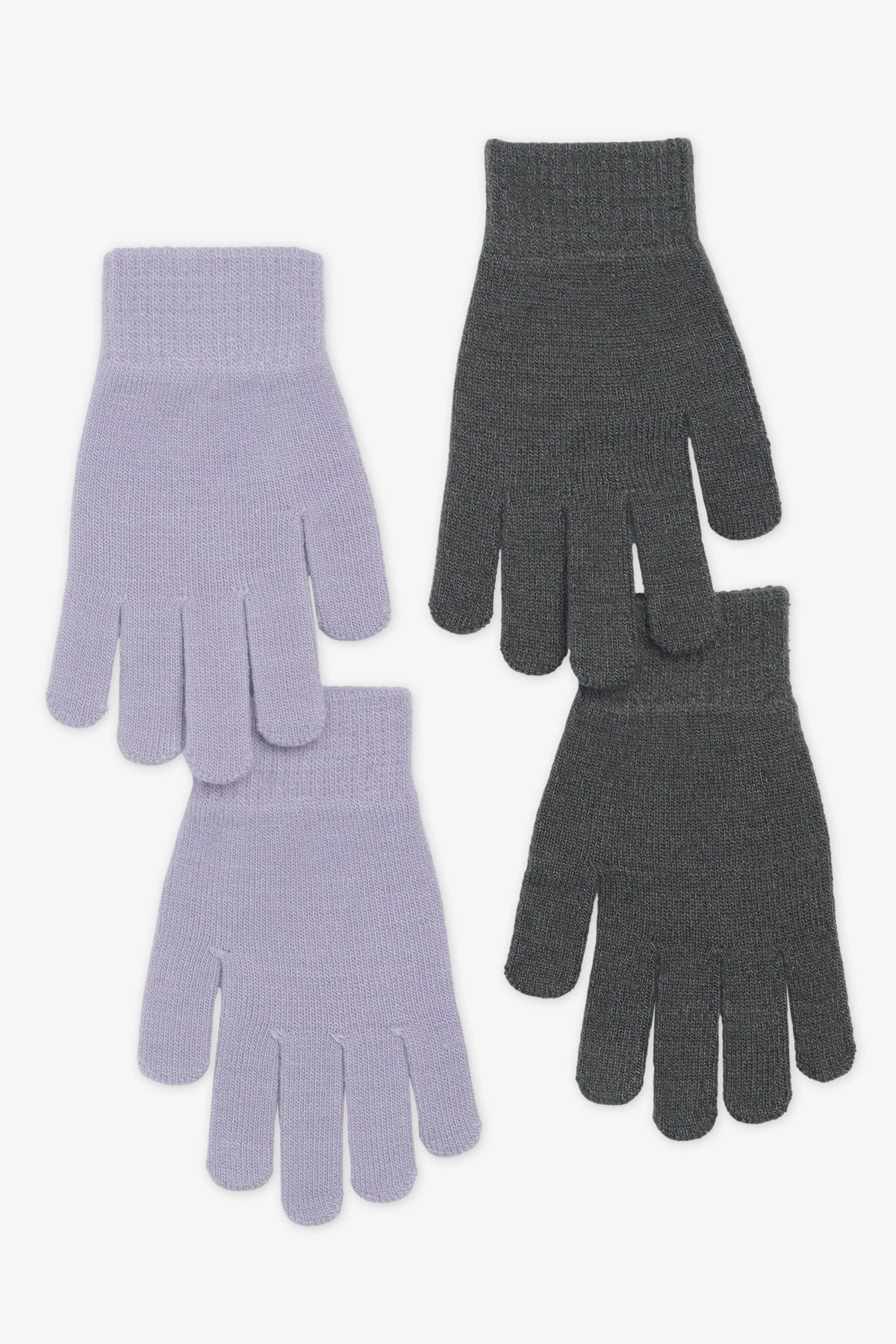 Emballage double de gants tricotés - Ado fille && RAISIN