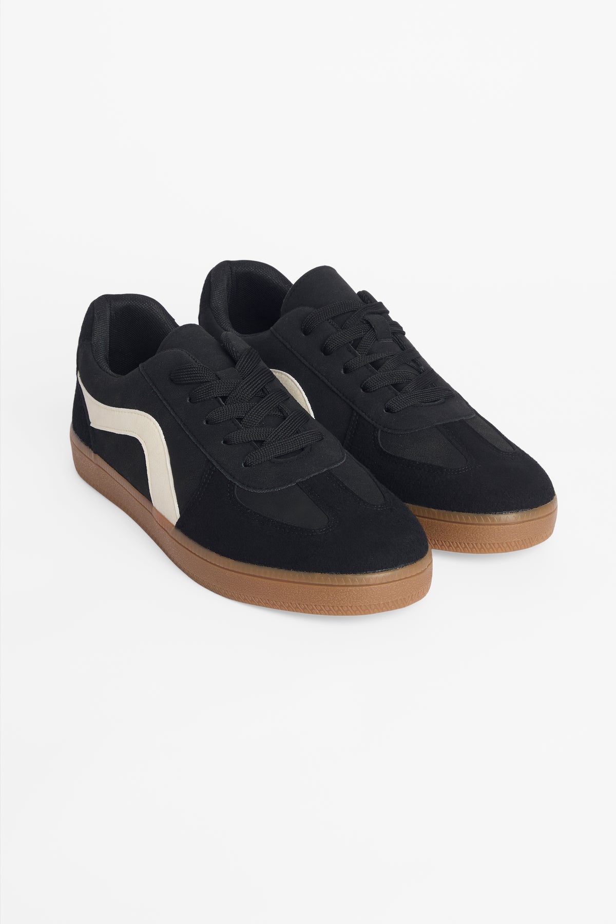 Soulier tout aller en suède vintage - Homme && NOIR