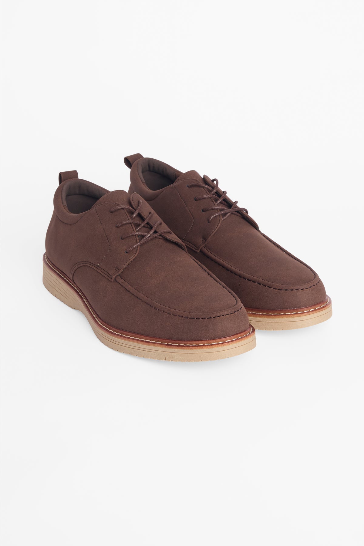 Soulier tout aller en nubuck - Homme && BRUN