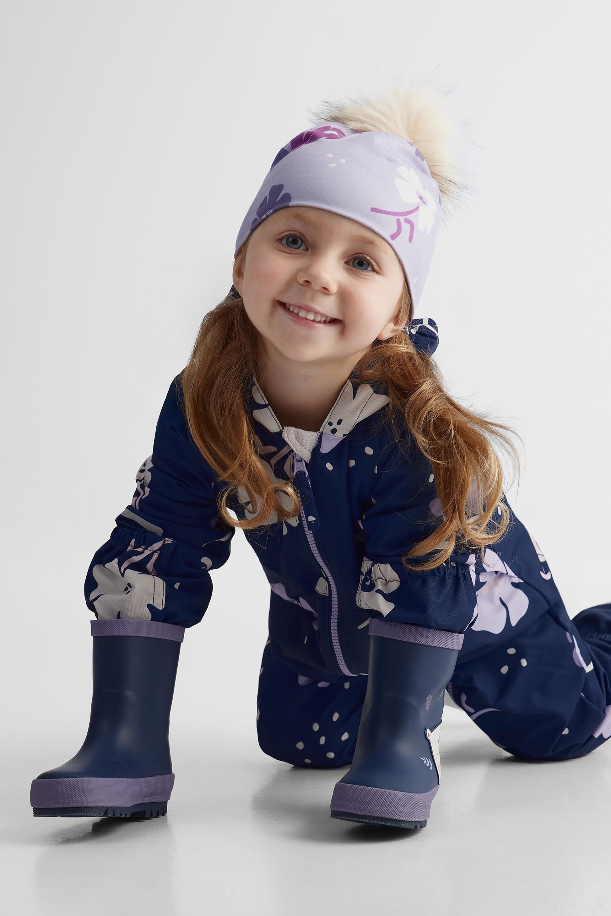 Bottes de pluie colorées TAG - Bébé fille && MARIN/MULTI