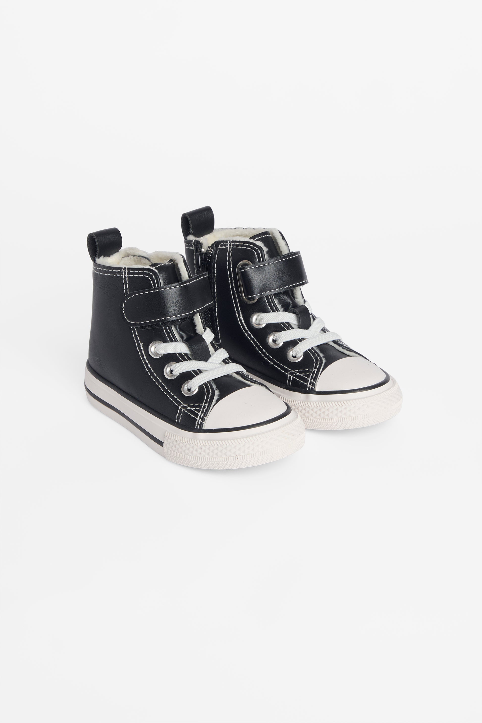 Soulier tout-aller en nappa - Bébé garçon && NOIR