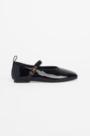 Soulier habillé en cuirette vernie - Enfant fille && NOIR