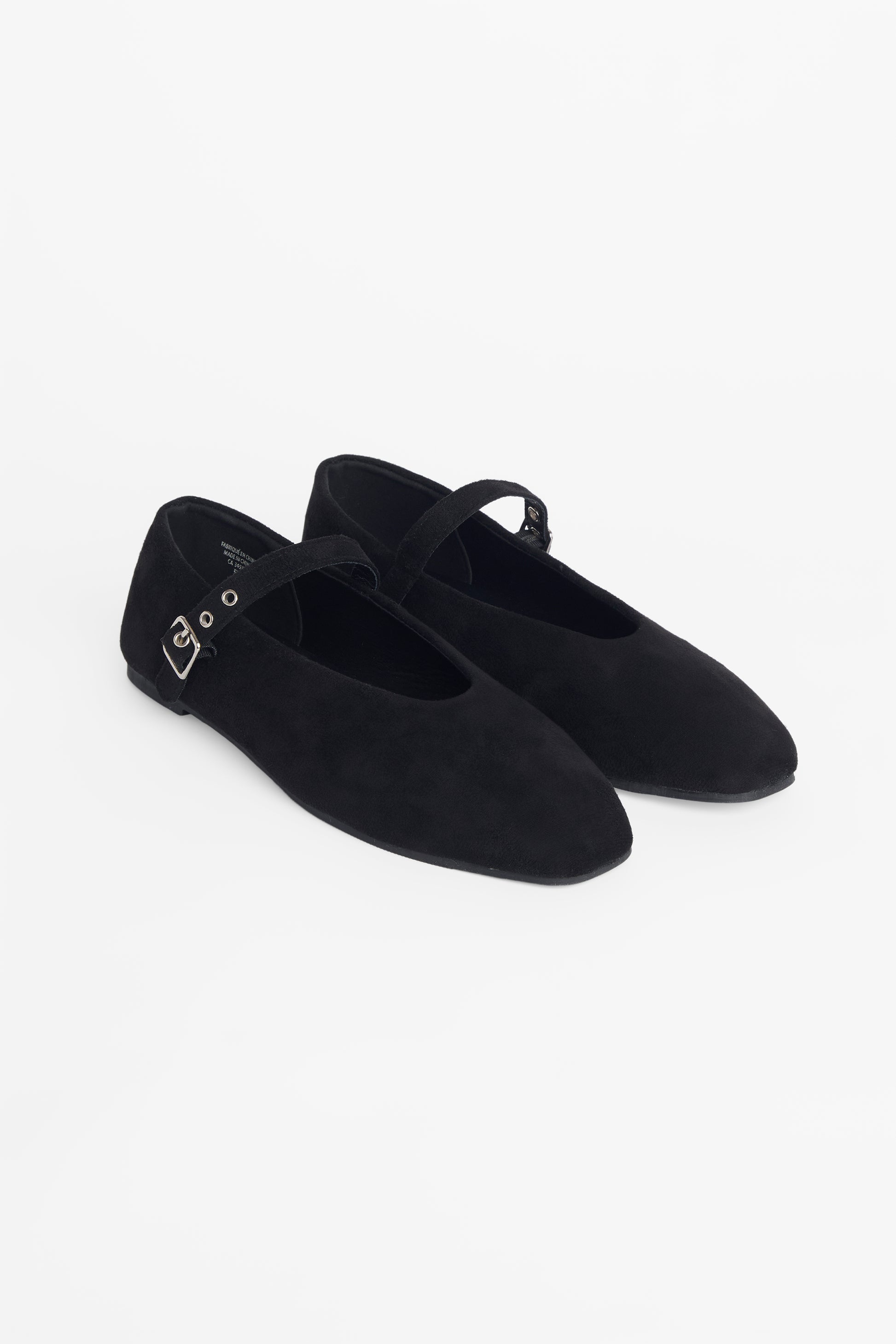 Soulier habillé en suède - Ado fille && NOIR