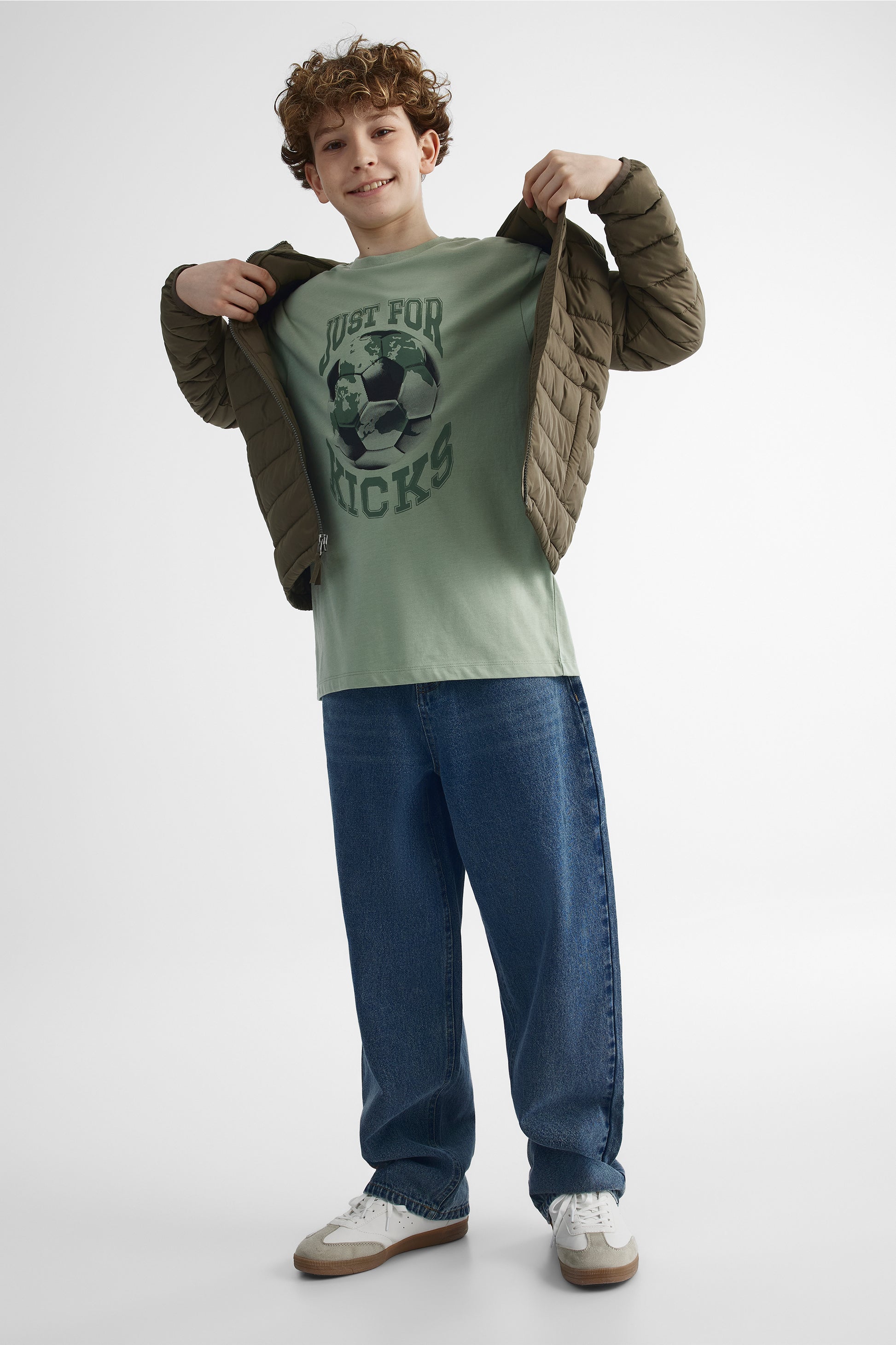 T-shirt essentiel 2/25$ - Ado garçon && VERT