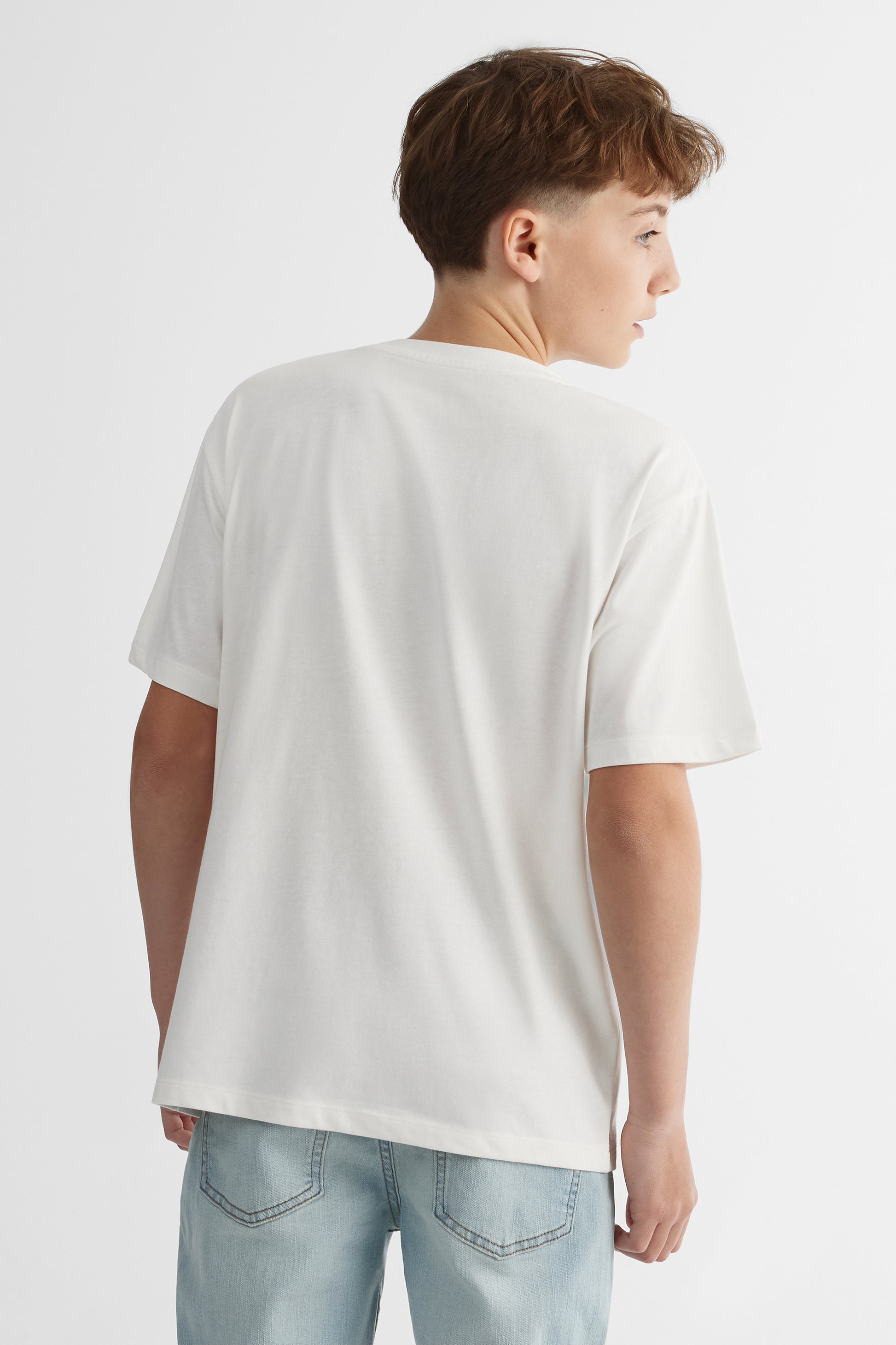 T-shirt graphique 2/25$ - Ado garçon && BLANC