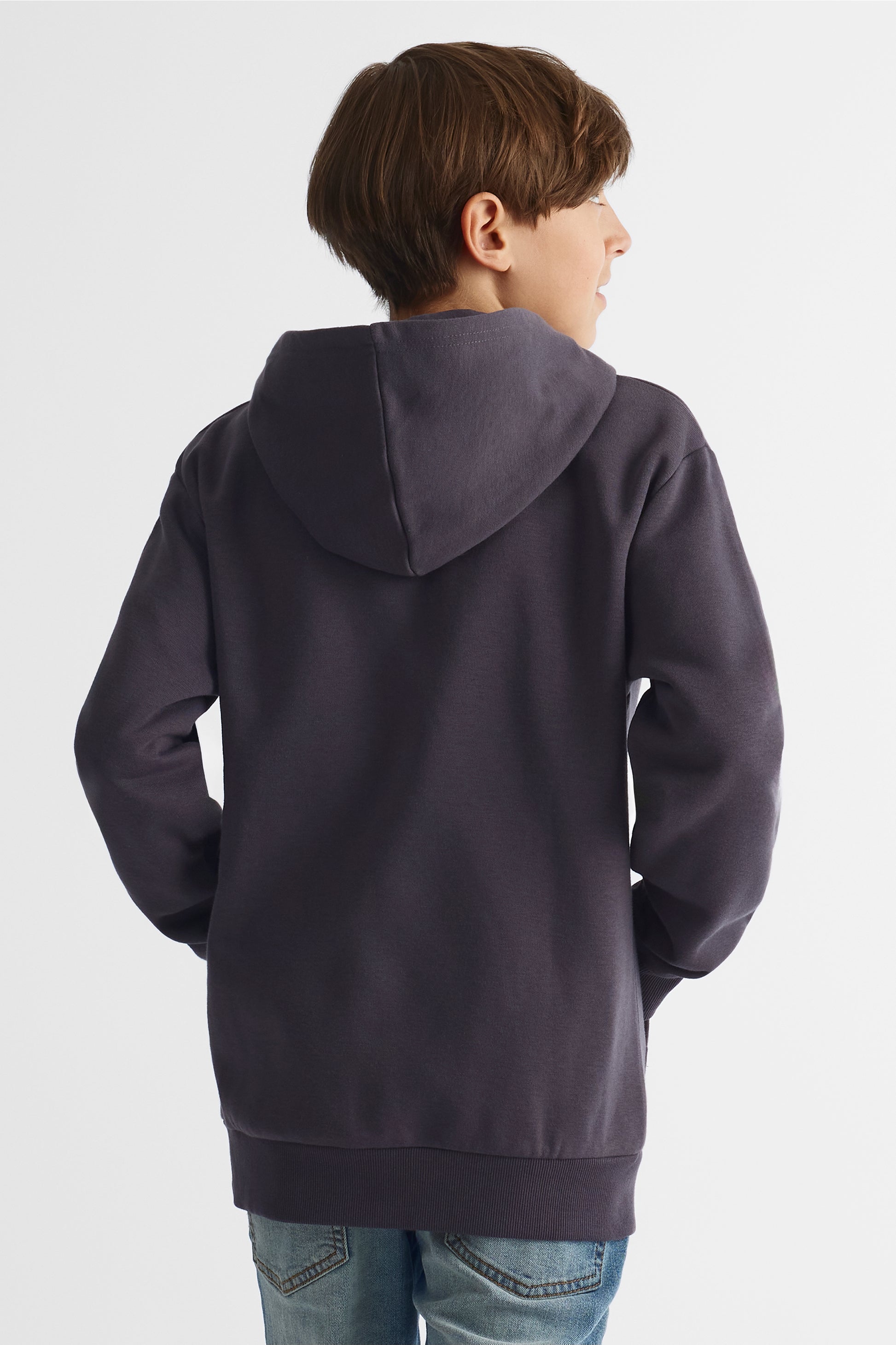 Veste ouatée à fermeture éclair - Ado garçon && GRIS