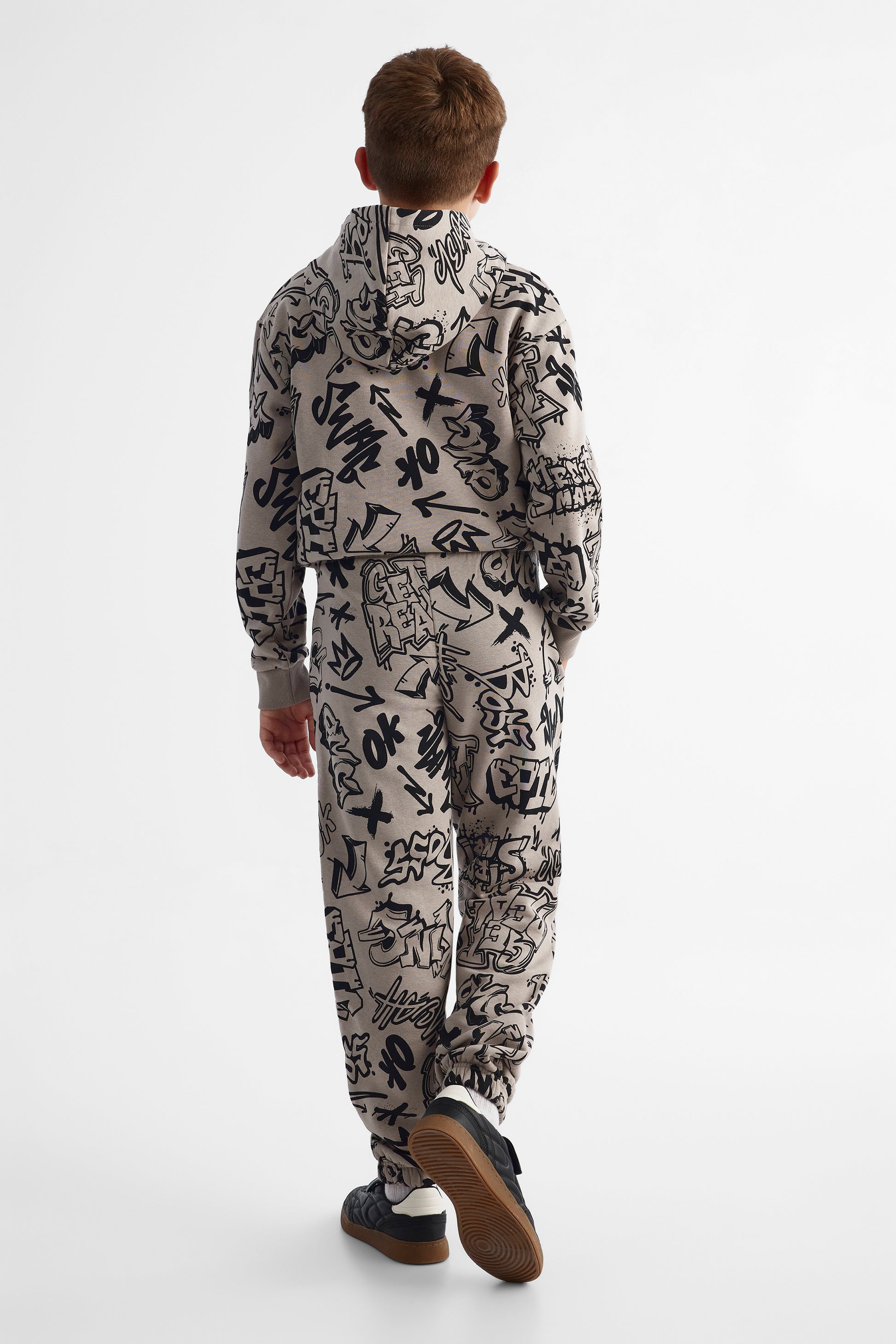 Pantalon ouaté douillet - Ado garçon && BEIGE/MULTI