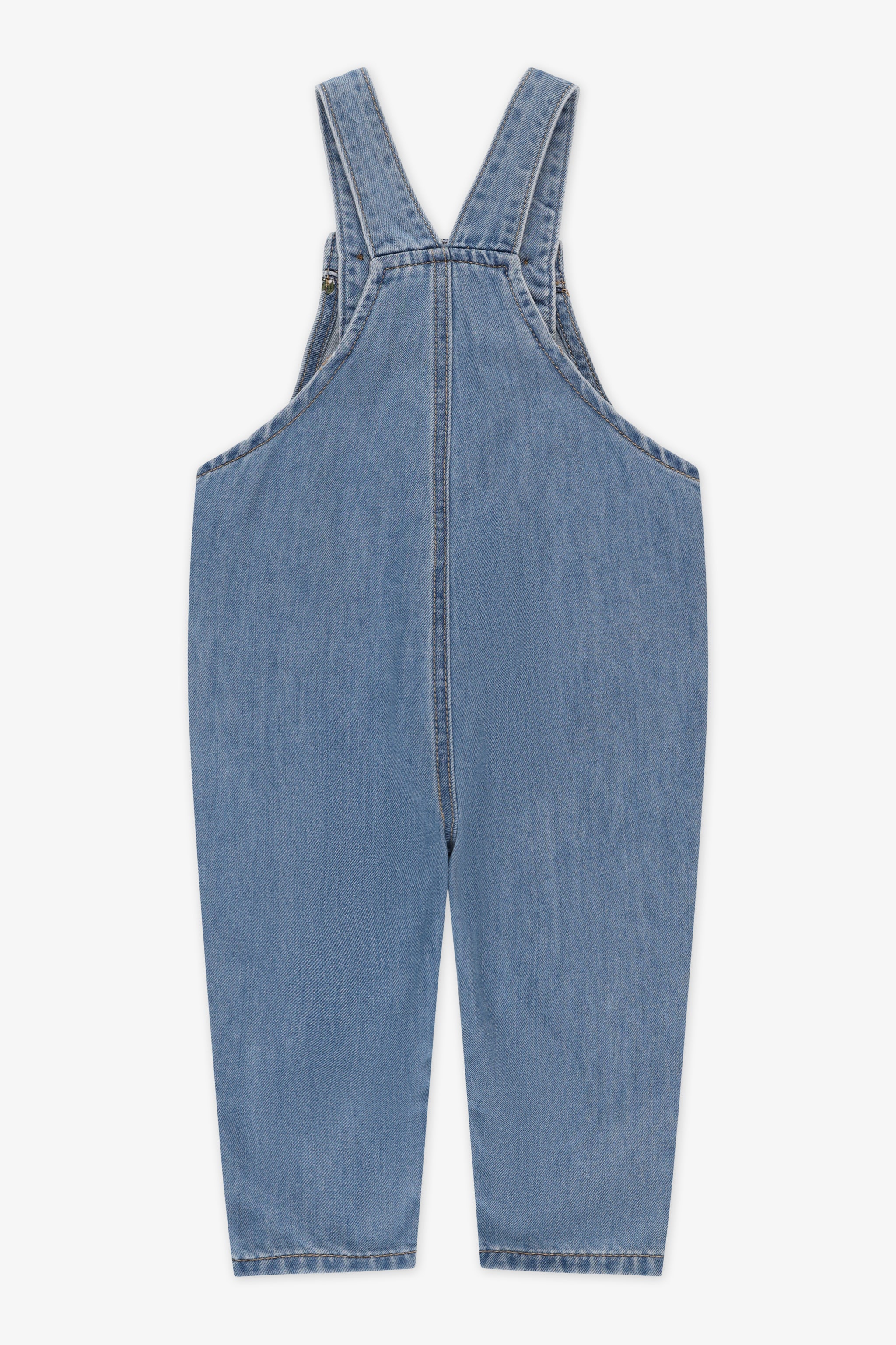 Salopette en denim léger - Bébé fille && DENIM MOYEN