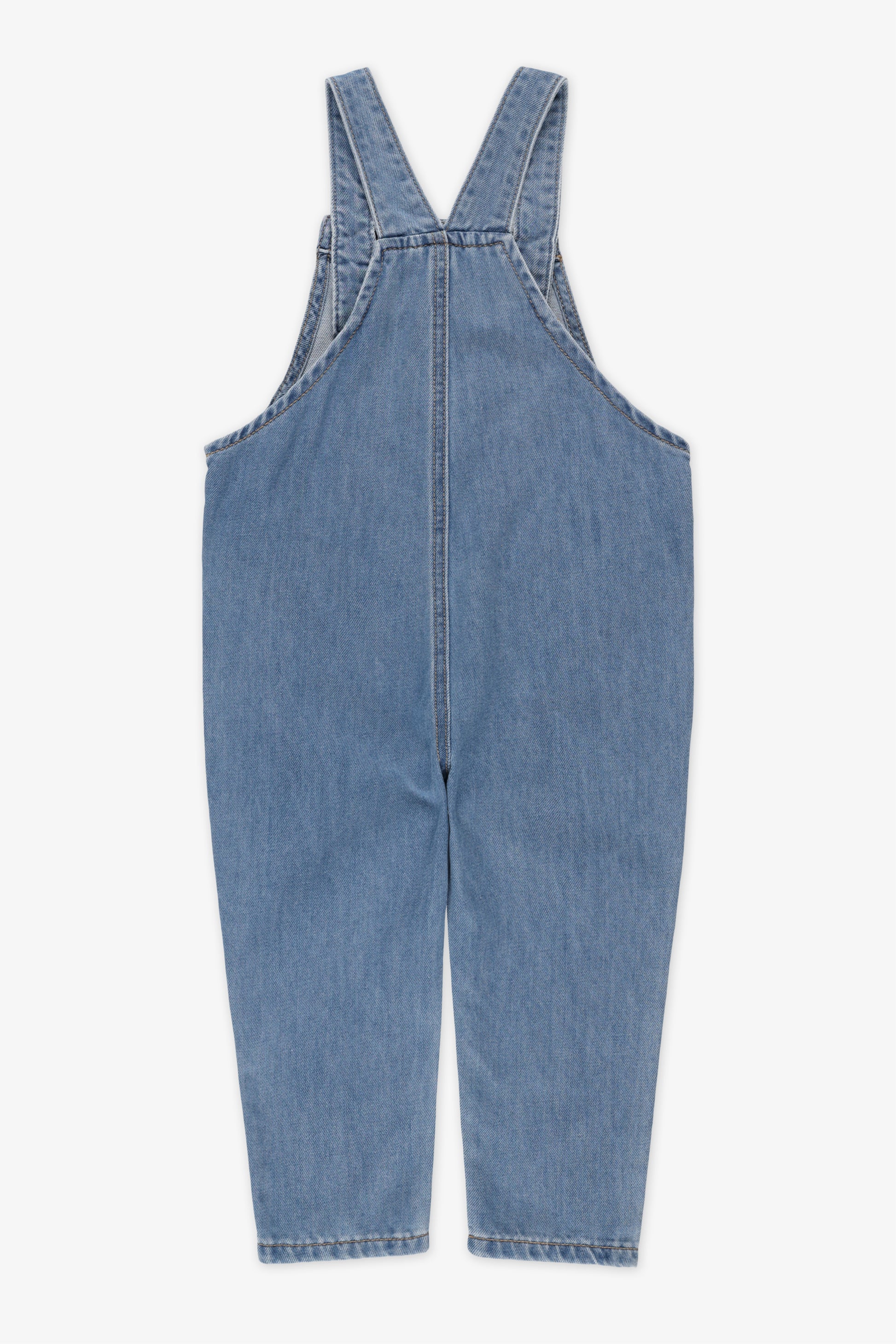 Salopette en denim douce - Bébé fille && DENIM MOYEN