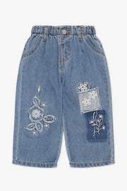 Jeans en denim doux - Bébé fille && DENIM MOYEN