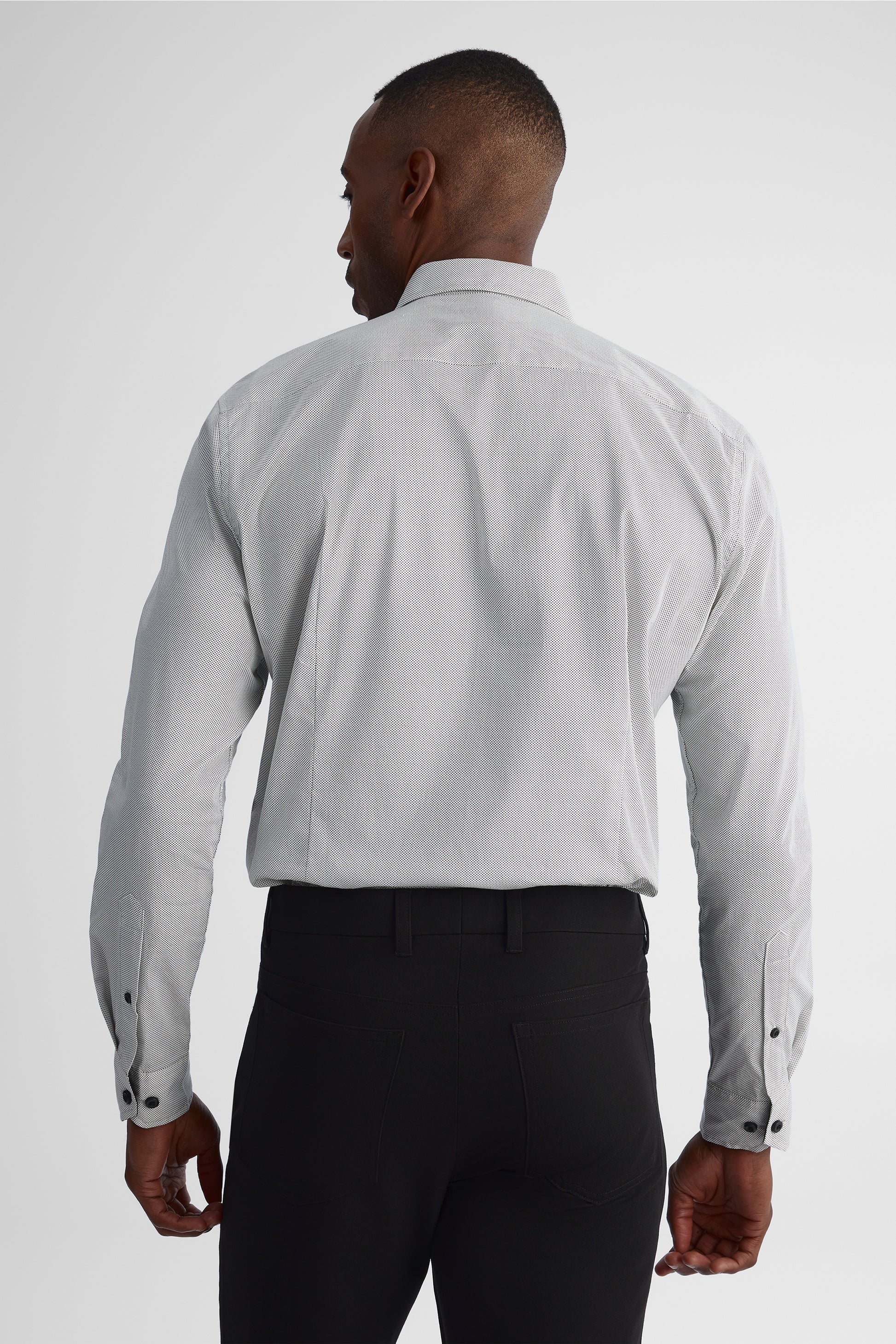 Chemise imprimée AKA - Homme && NOIR