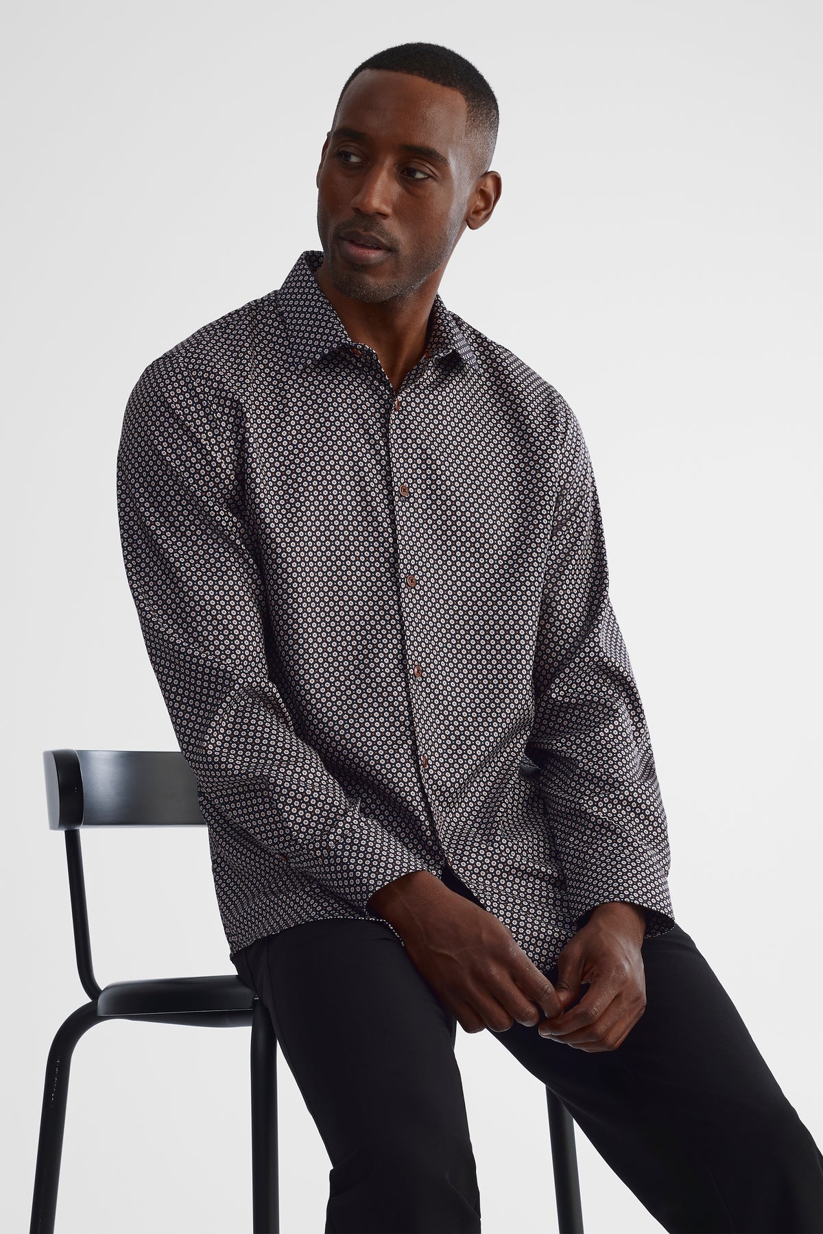 Chemise AKA microfibre extensible - Homme && BLEU MARINE MUL