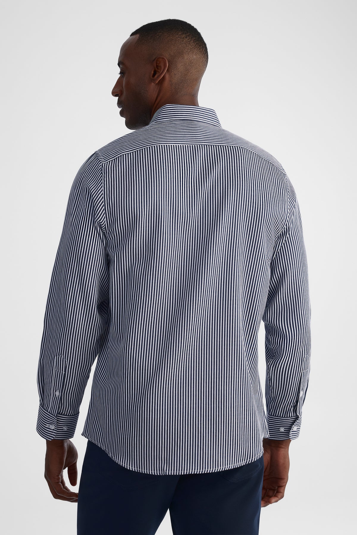 Chemise coton-polyester AKA - Homme && BLEU