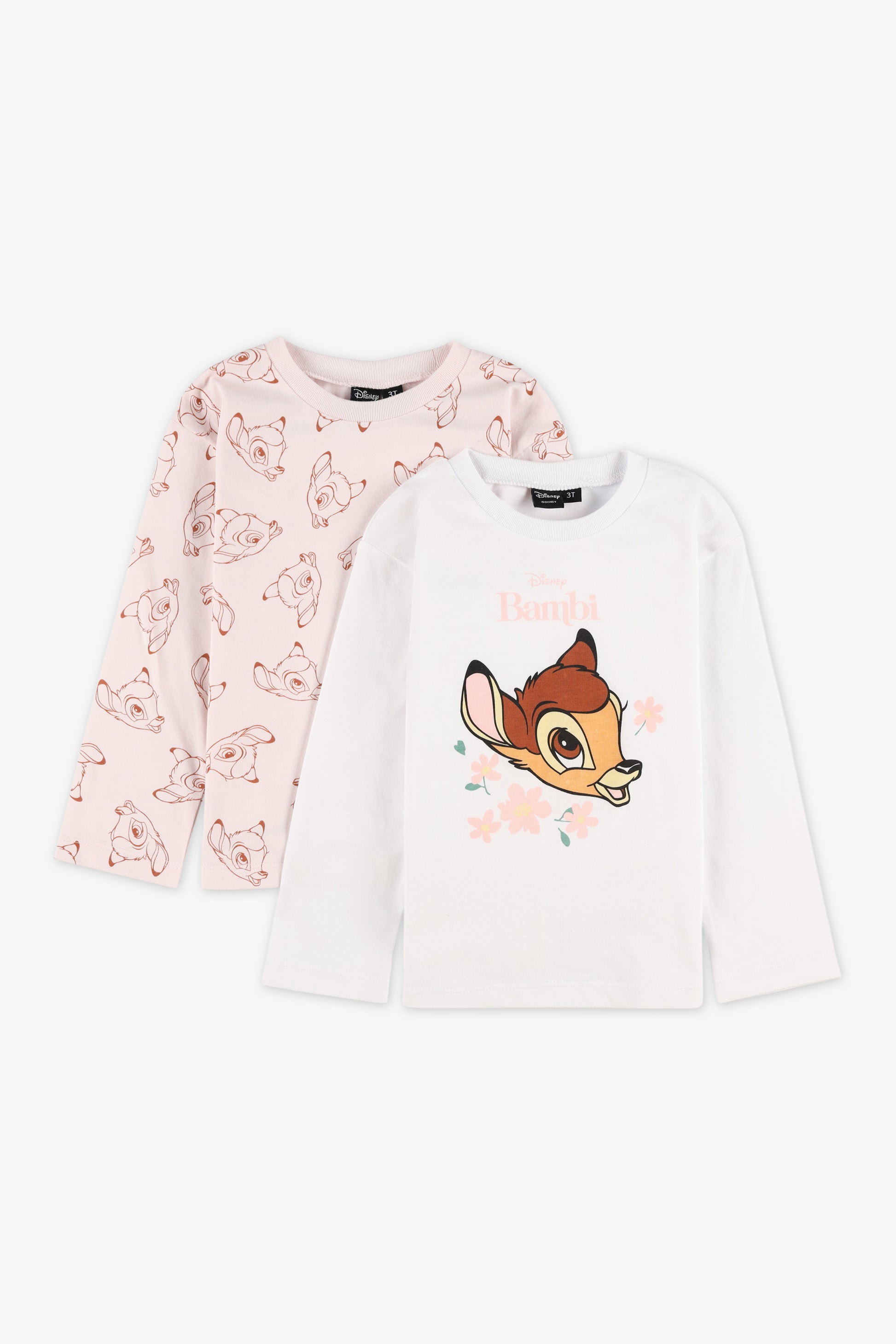 Paquet de 2 chandails Bambi - Bébé fille && ROSE