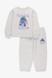 Ensemble ouaté Lilo & Stitch - Enfant fille && GRIS