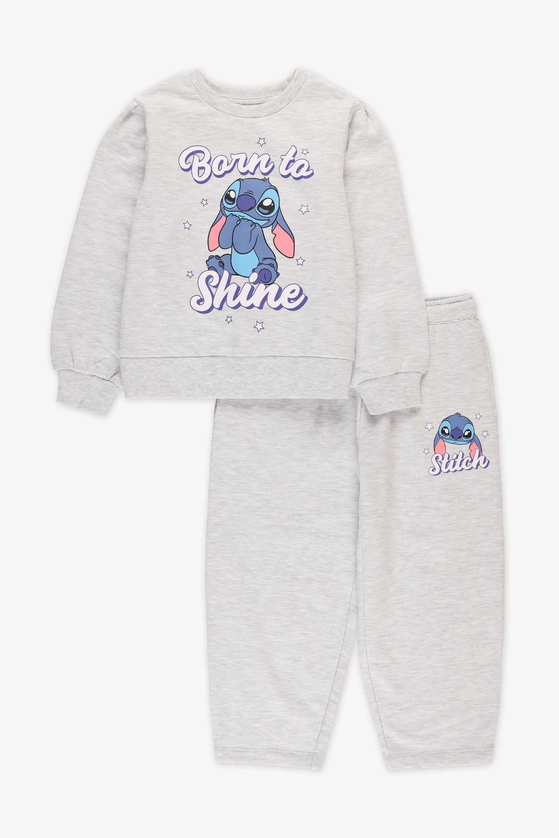 Ensemble ouaté Lilo & Stitch - Enfant fille && GRIS