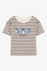 T-shirt Lilo & Stitch - Enfant fille && IVOIRE
