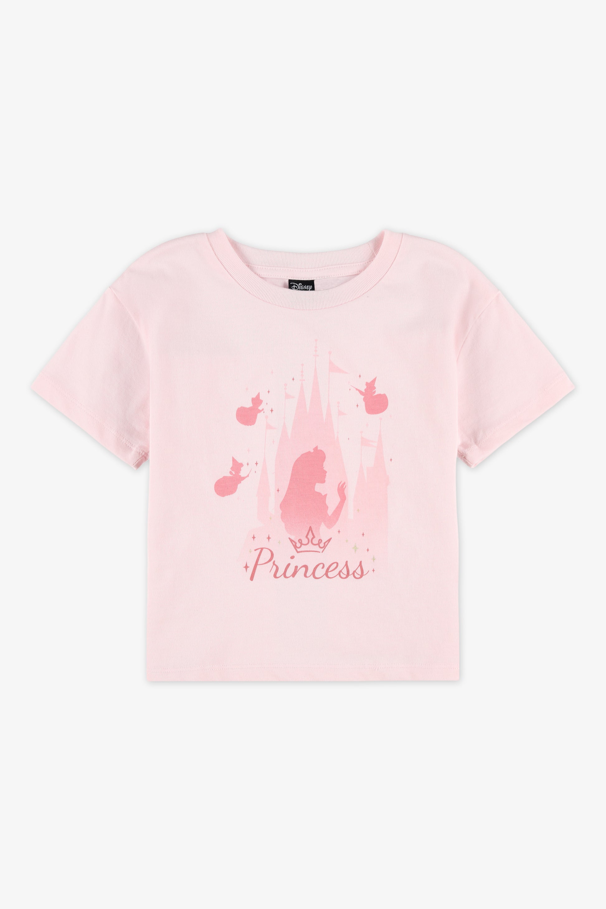 T-shirt Princesses Disney - Enfant fille && ROSE