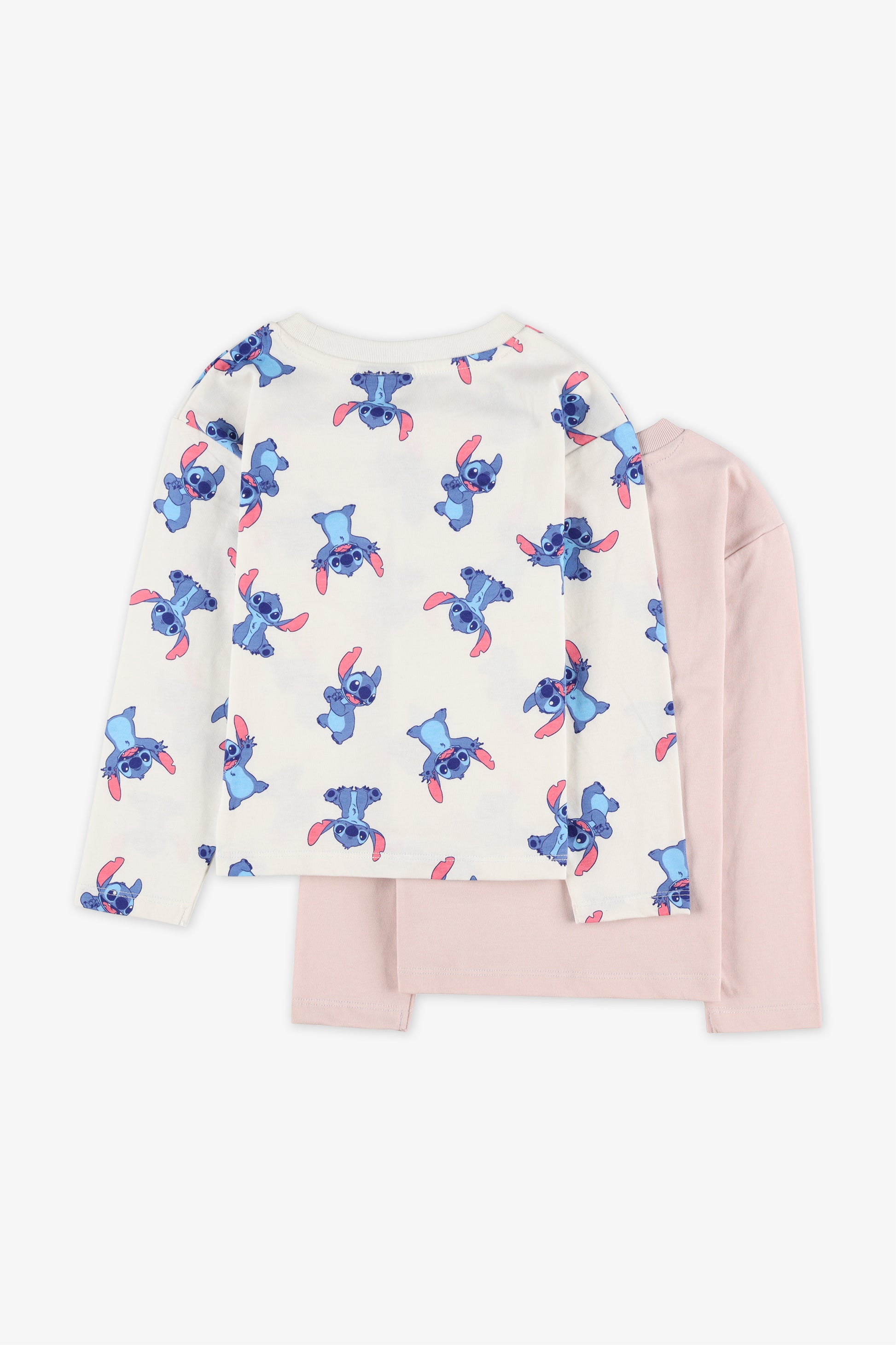 Paquet de 2 chandails Lilo & Stitch - Enfant fille && ROSE