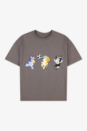 T-shirt Bluey - Enfant garçon && GRIS