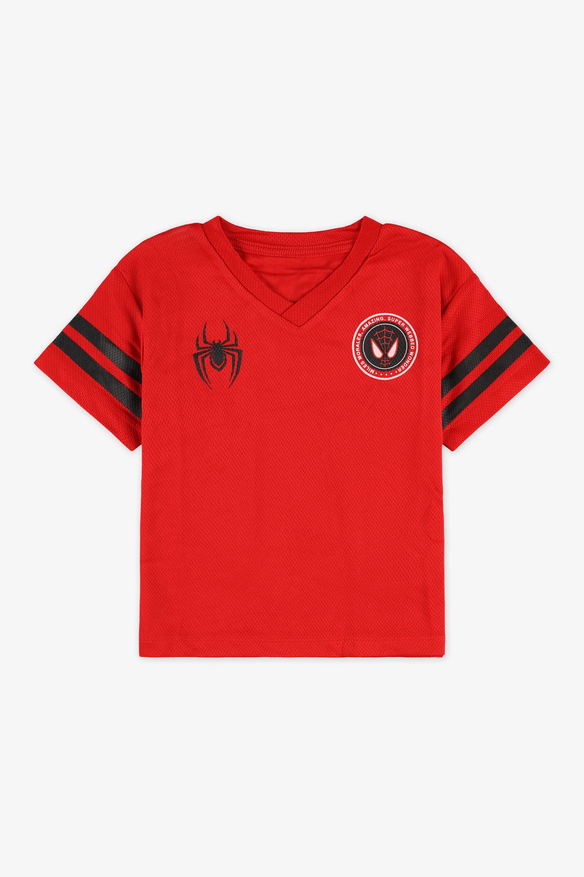 T-shirt maille Spider-Man - Enfant garçon && ROUGE