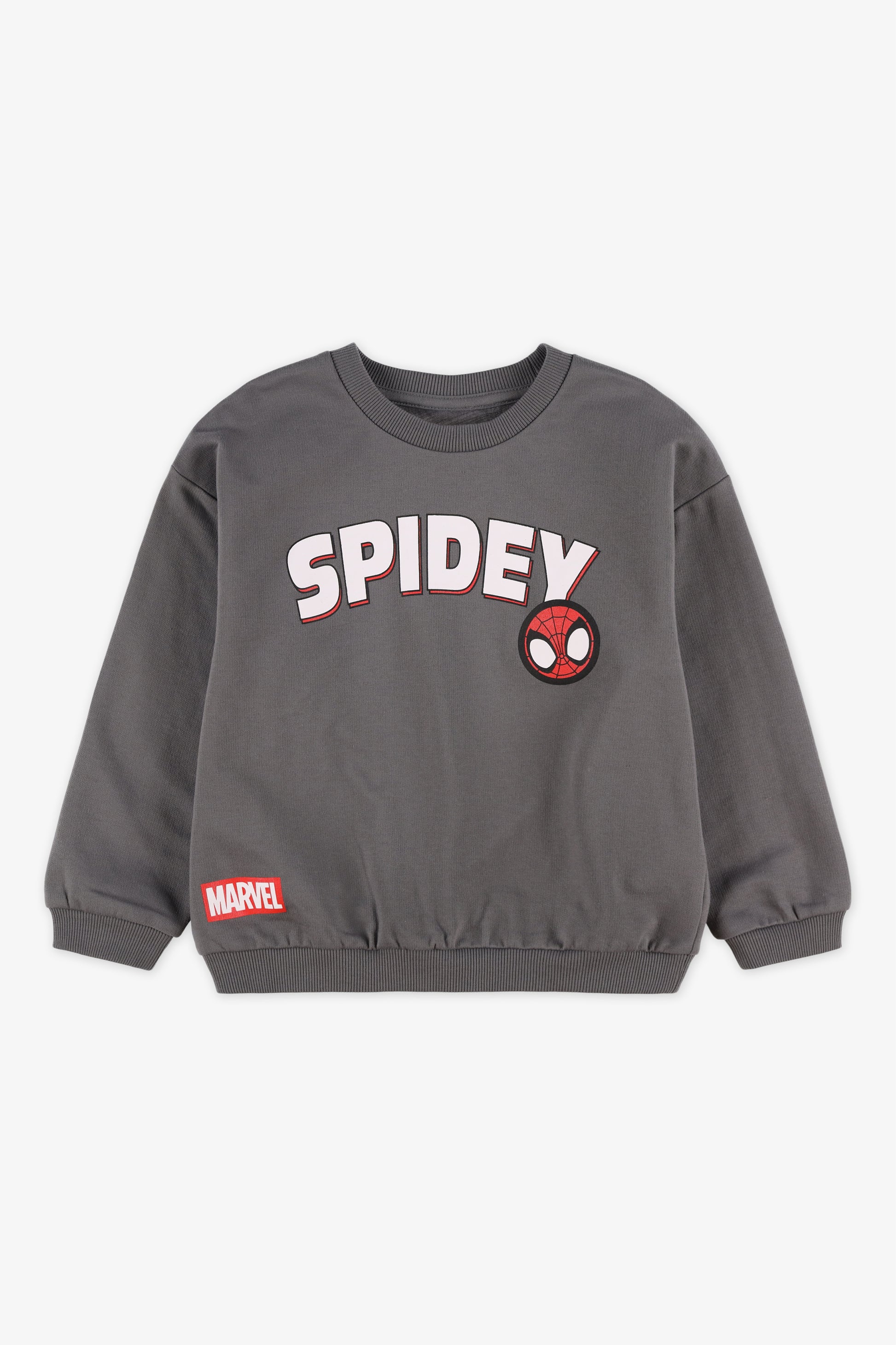 Chandail ouaté Spider-Man - Enfant garçon && GRIS