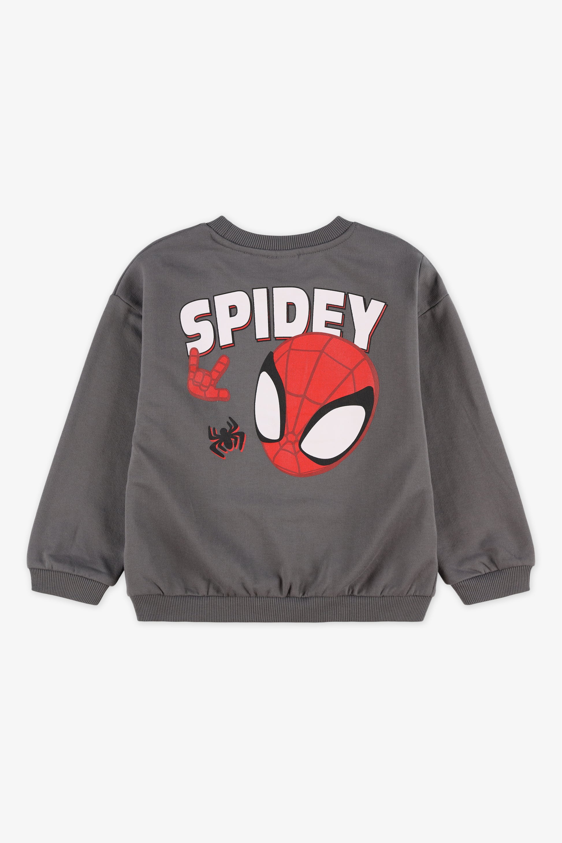 Chandail ouaté Spider-Man - Enfant garçon && GRIS