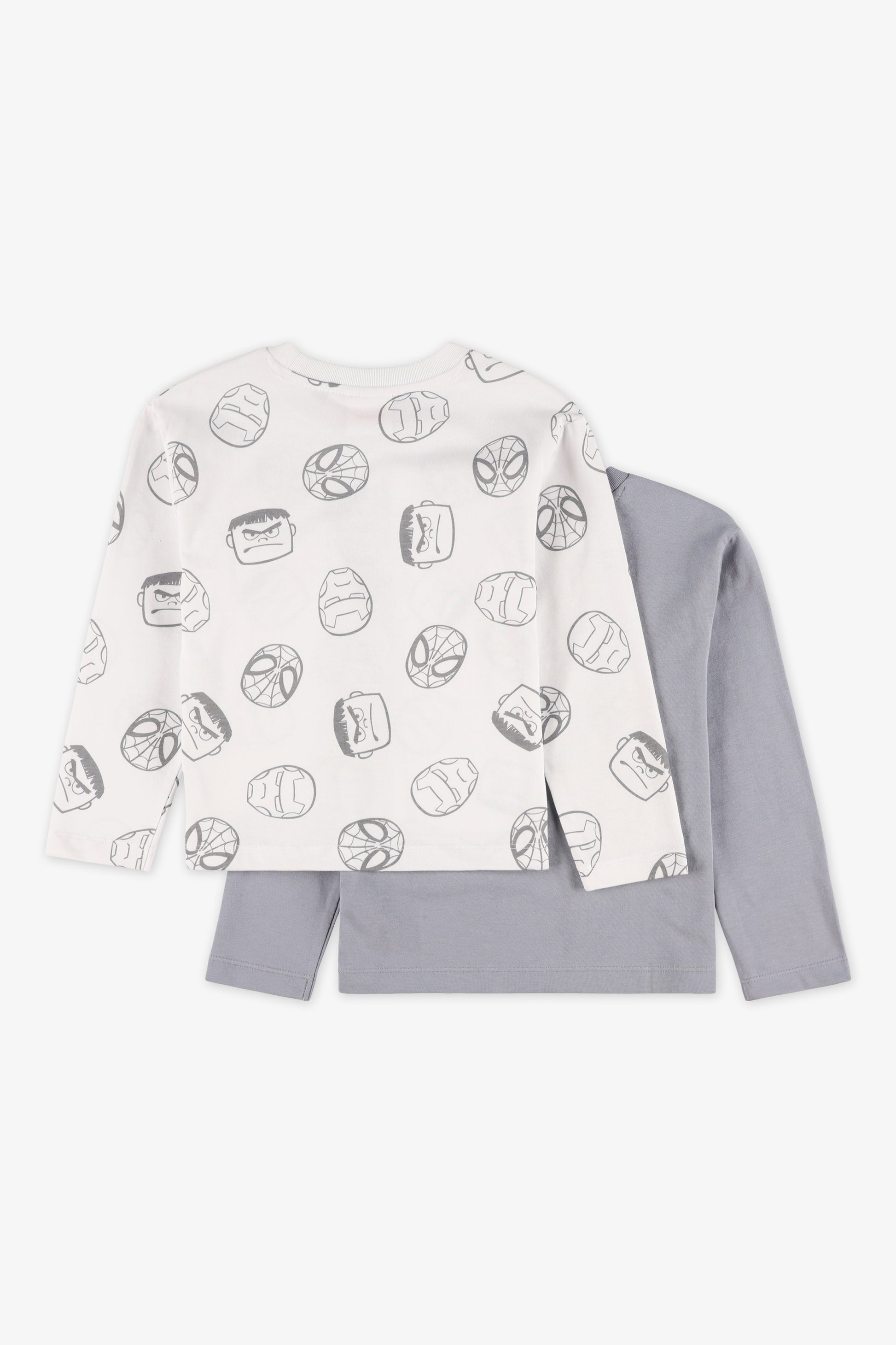 Paquet de 2 chandails Marvel - Enfant garçon && GRIS