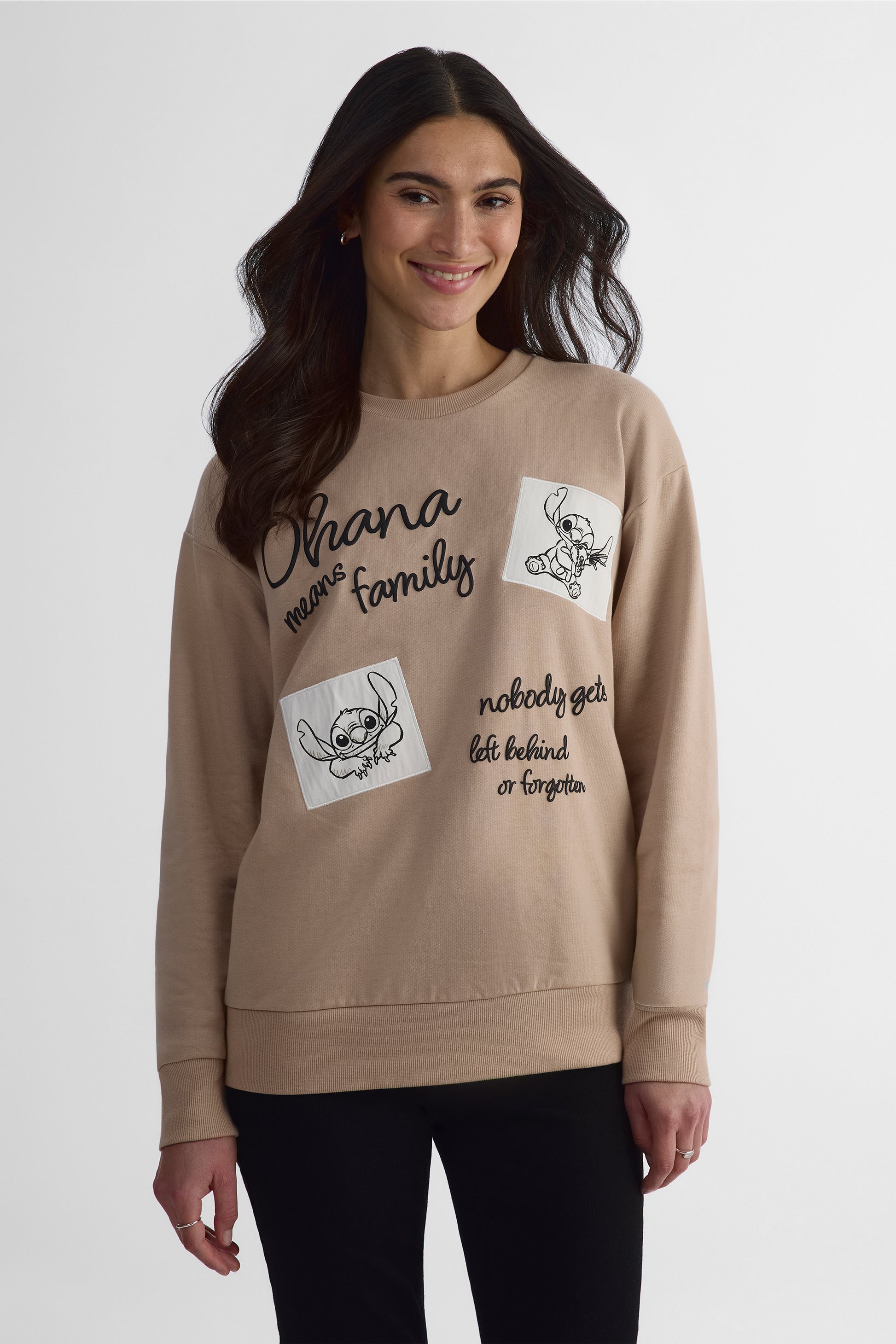 Chandail ouaté Stitch - Femme && TAUPE