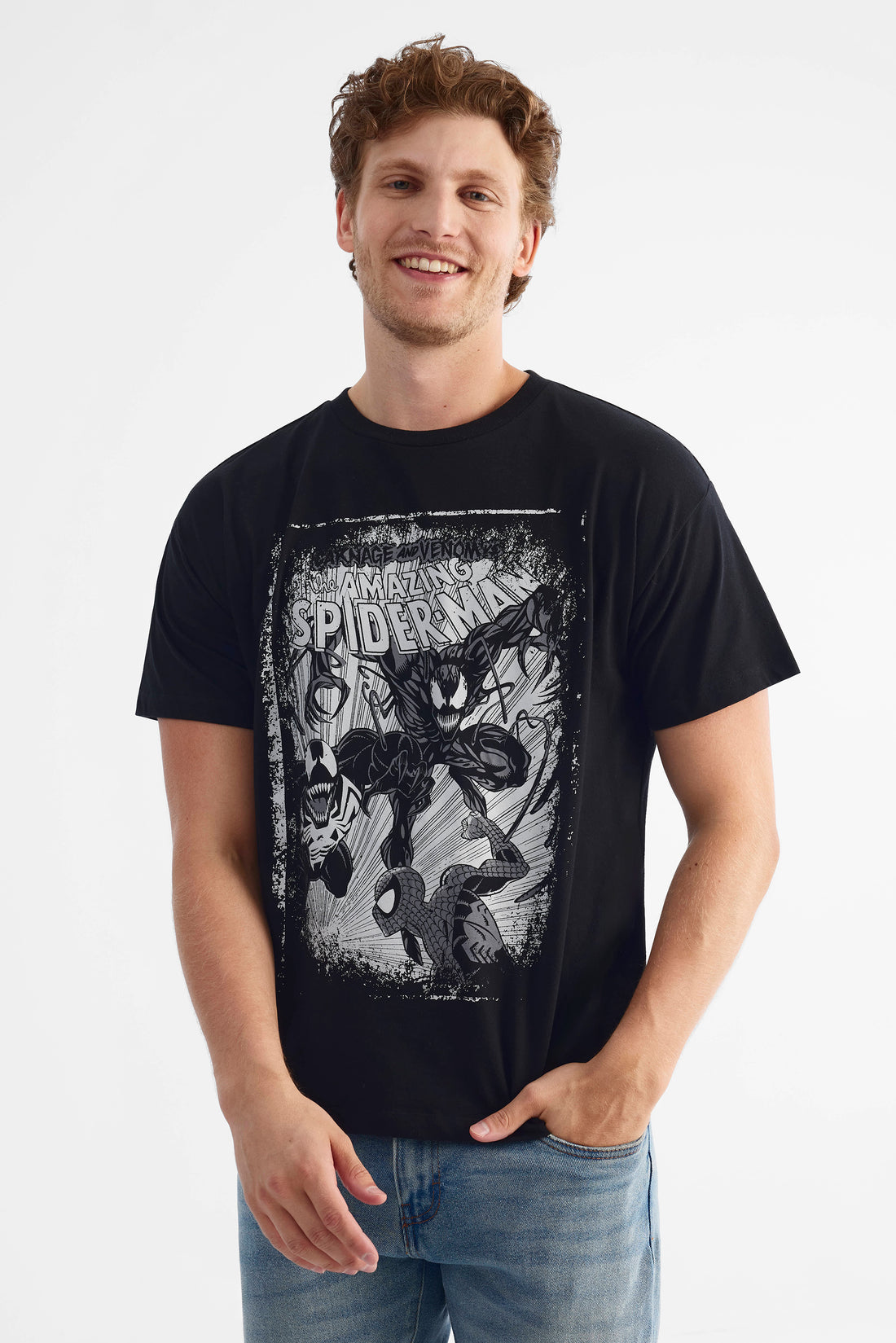T-shirt Spider-Man - Homme && NOIR