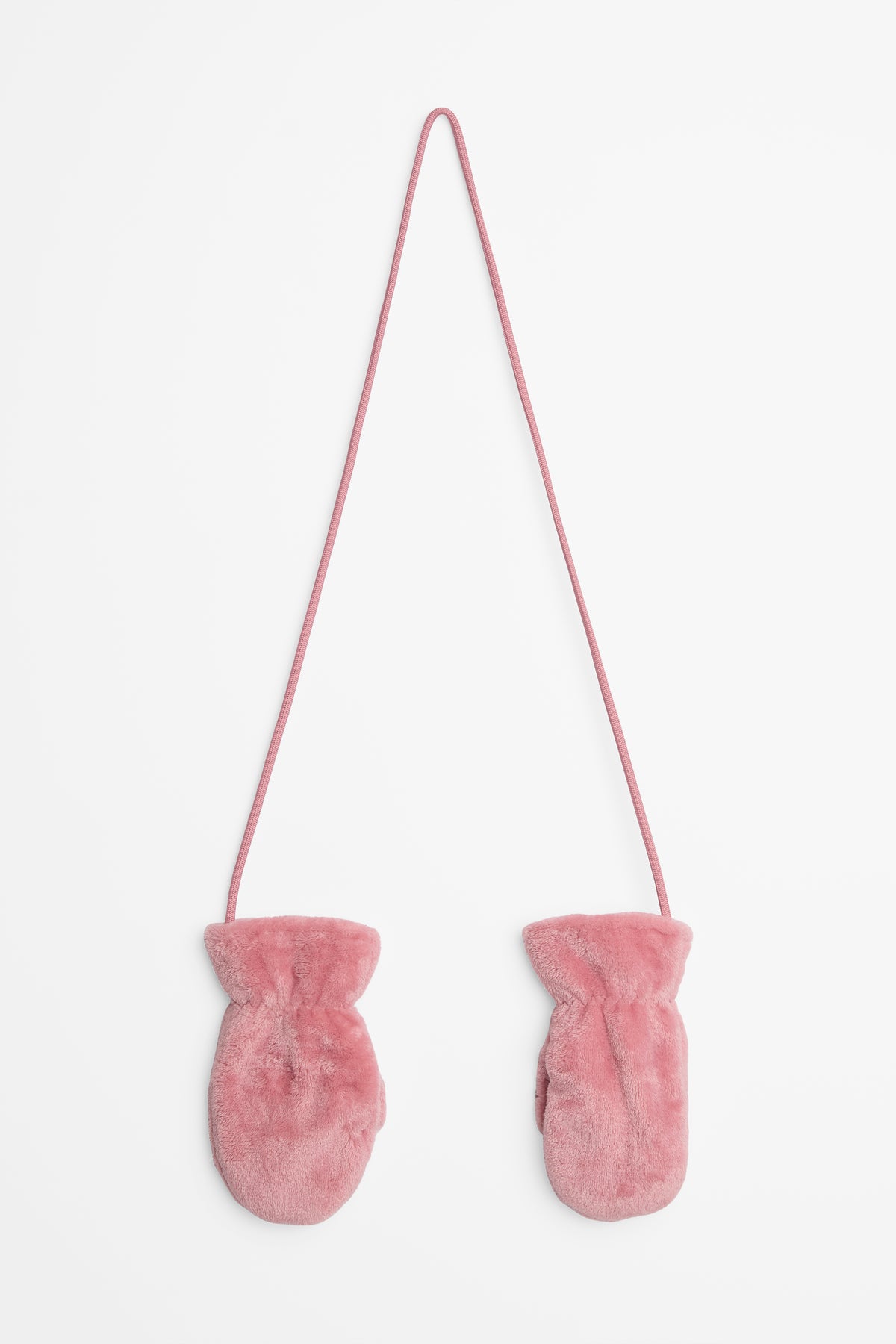 Mitaines moelleuses en peluche - Bébé fille && ROSE