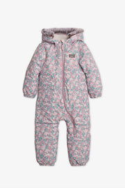 Habit une pièce moelleux - Bébé fille && ROSE MULTI