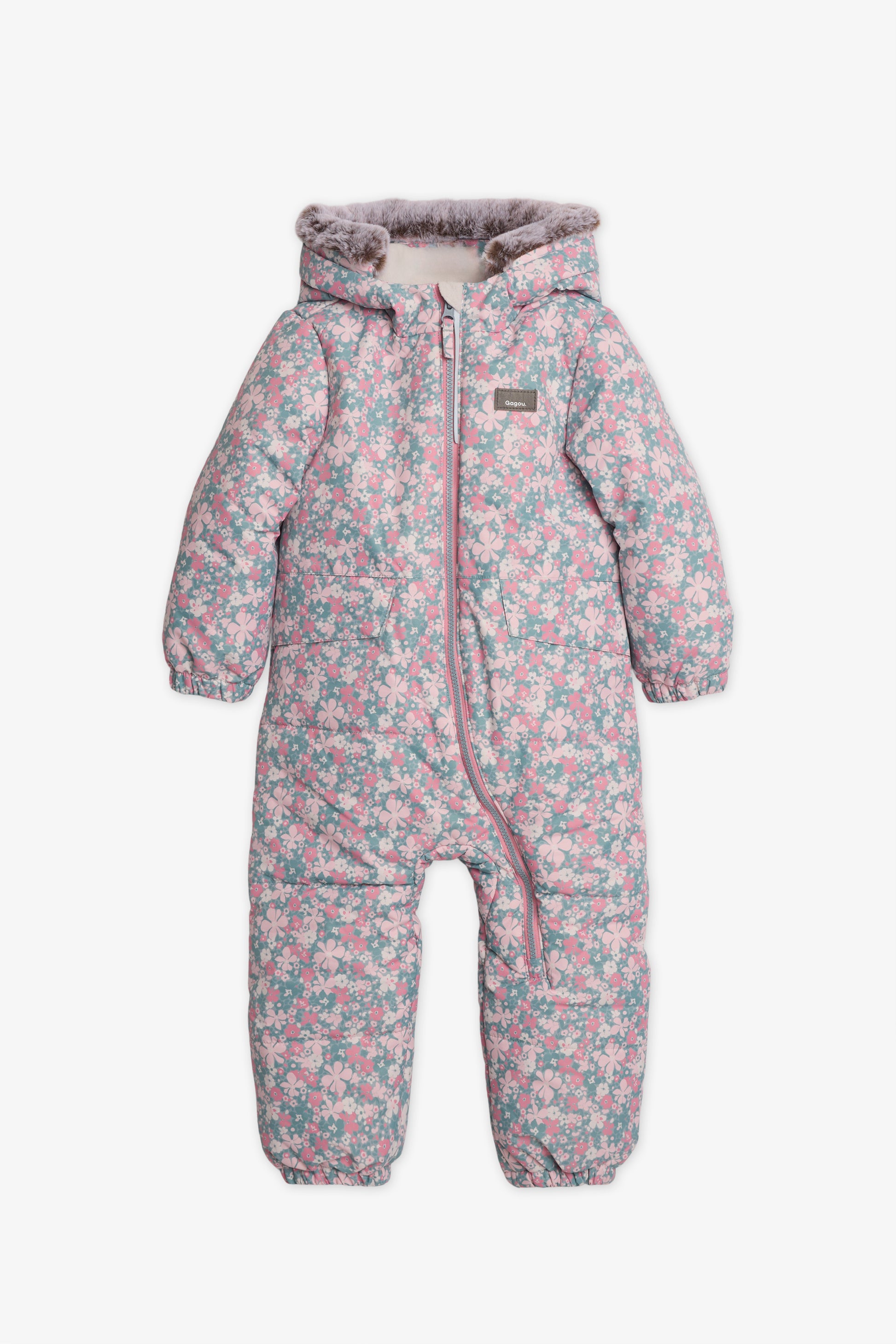 Habit une pièce moelleux - Bébé fille && ROSE MULTI