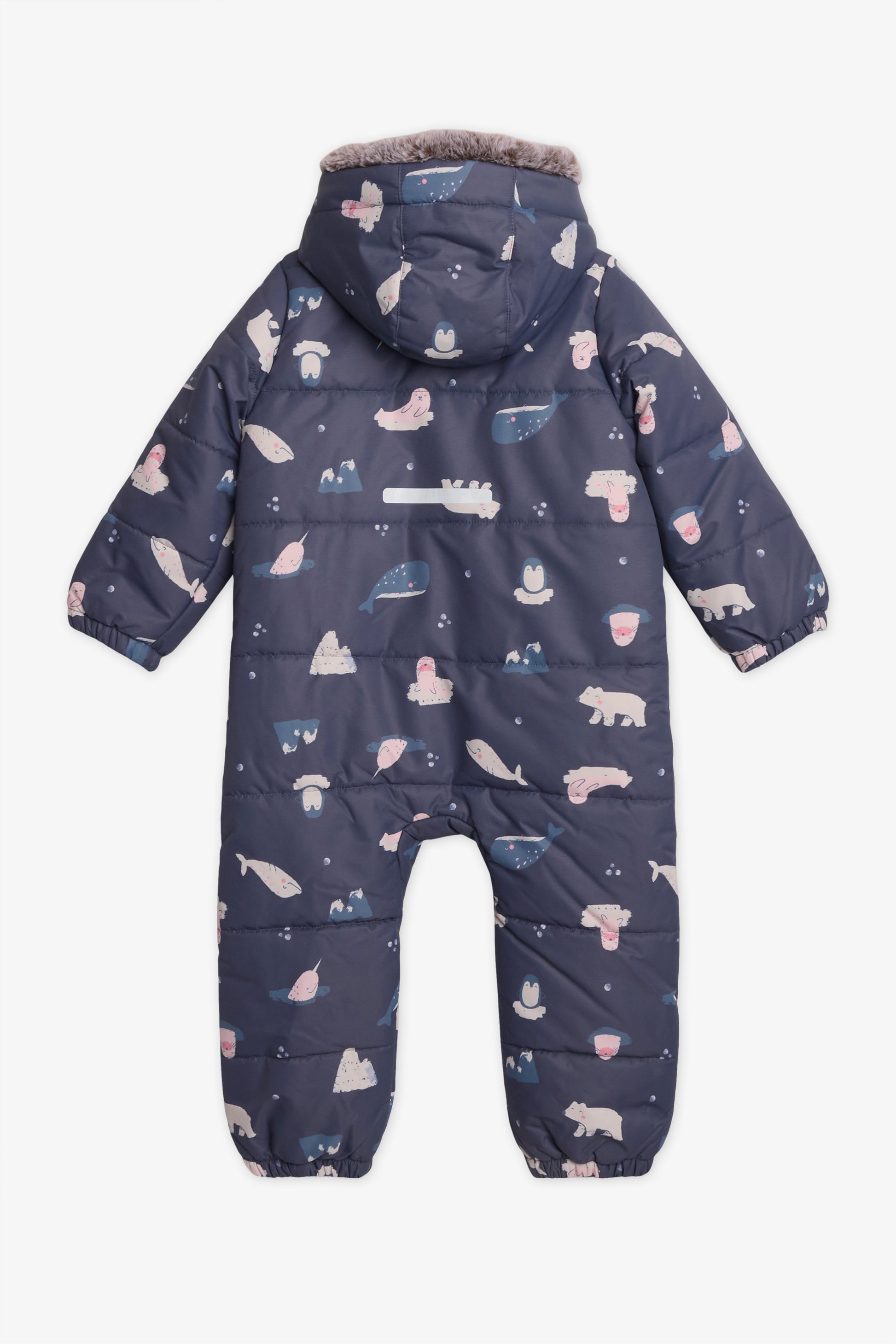 Habit une pièce douillet - Bébé fille && MARIN/MULTI