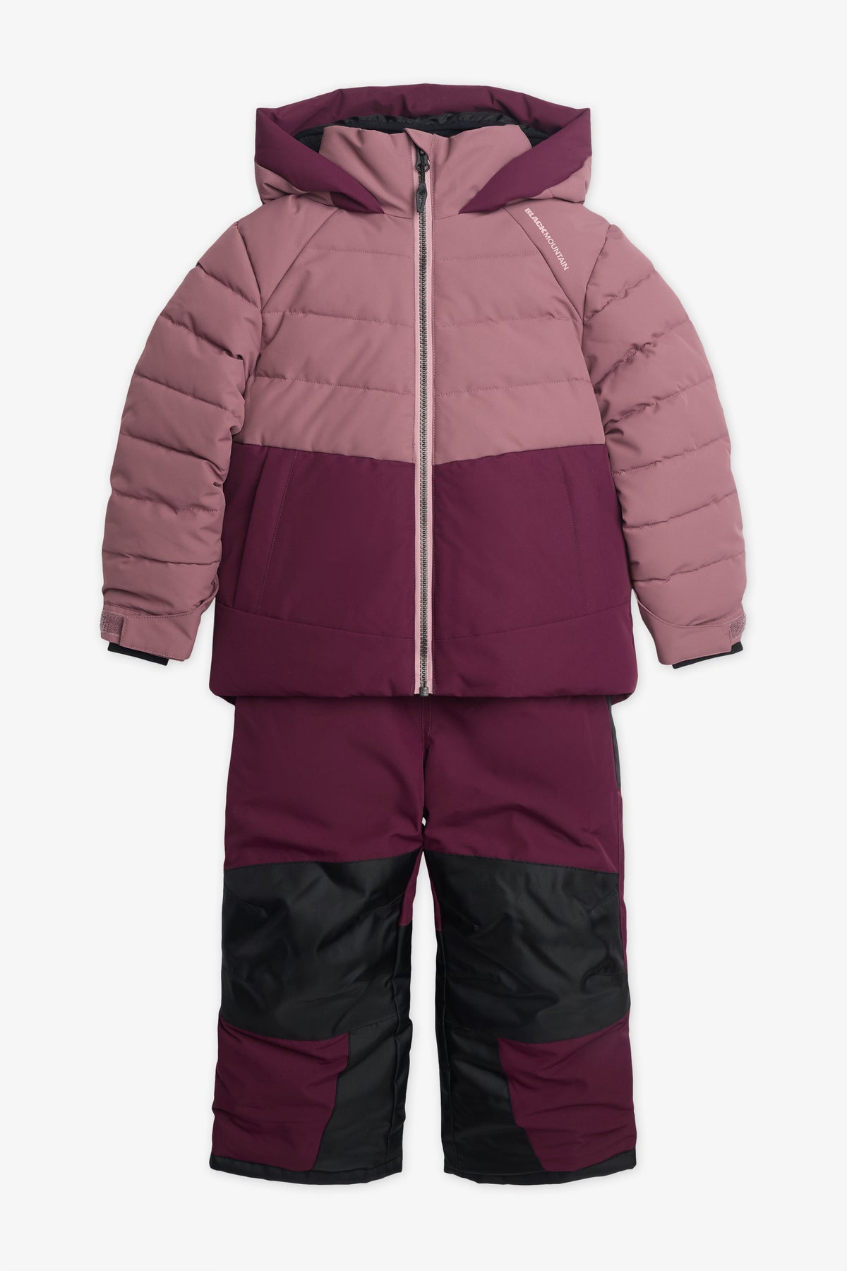 Ensemble isolé logo contrasté - Enfant fille && VIEUX ROSE