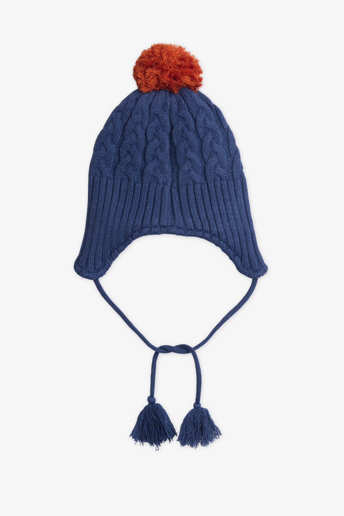 Tuque péruvienne en tricot - Enfant garçon && BLEU