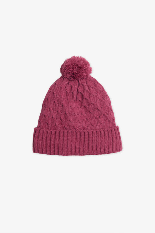 Tuque cloche en tricot - Ado fille && FRAMBOISE