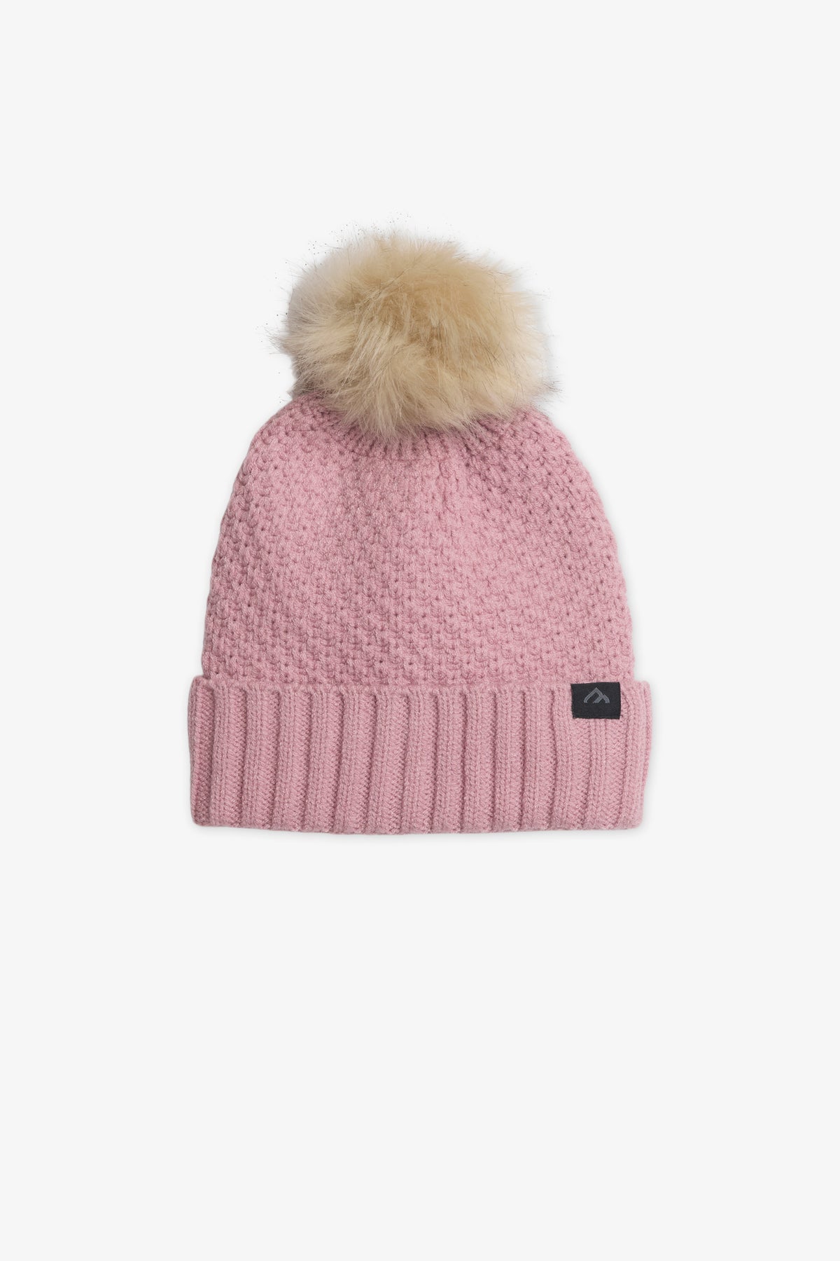 Tuque tricotée d'hiver - Ado fille && ROSE