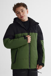 Manteau de ski performant - Ado garçon && KAKI