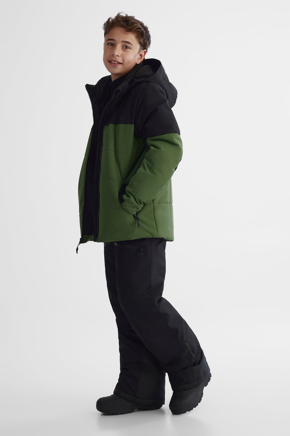 Manteau de ski performant - Ado garçon && KAKI
