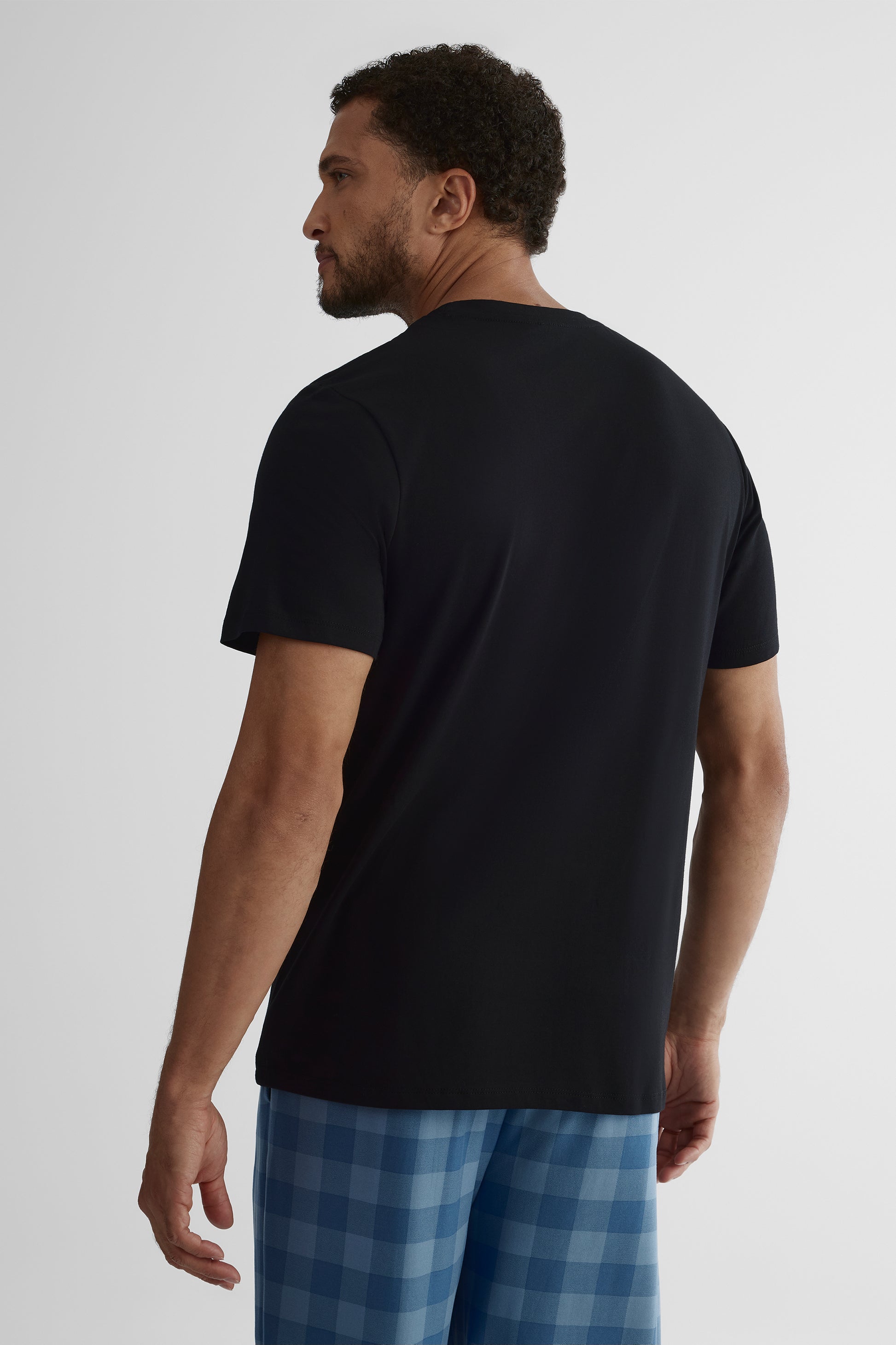 T-shirt à manches courtes - Homme && NOIR